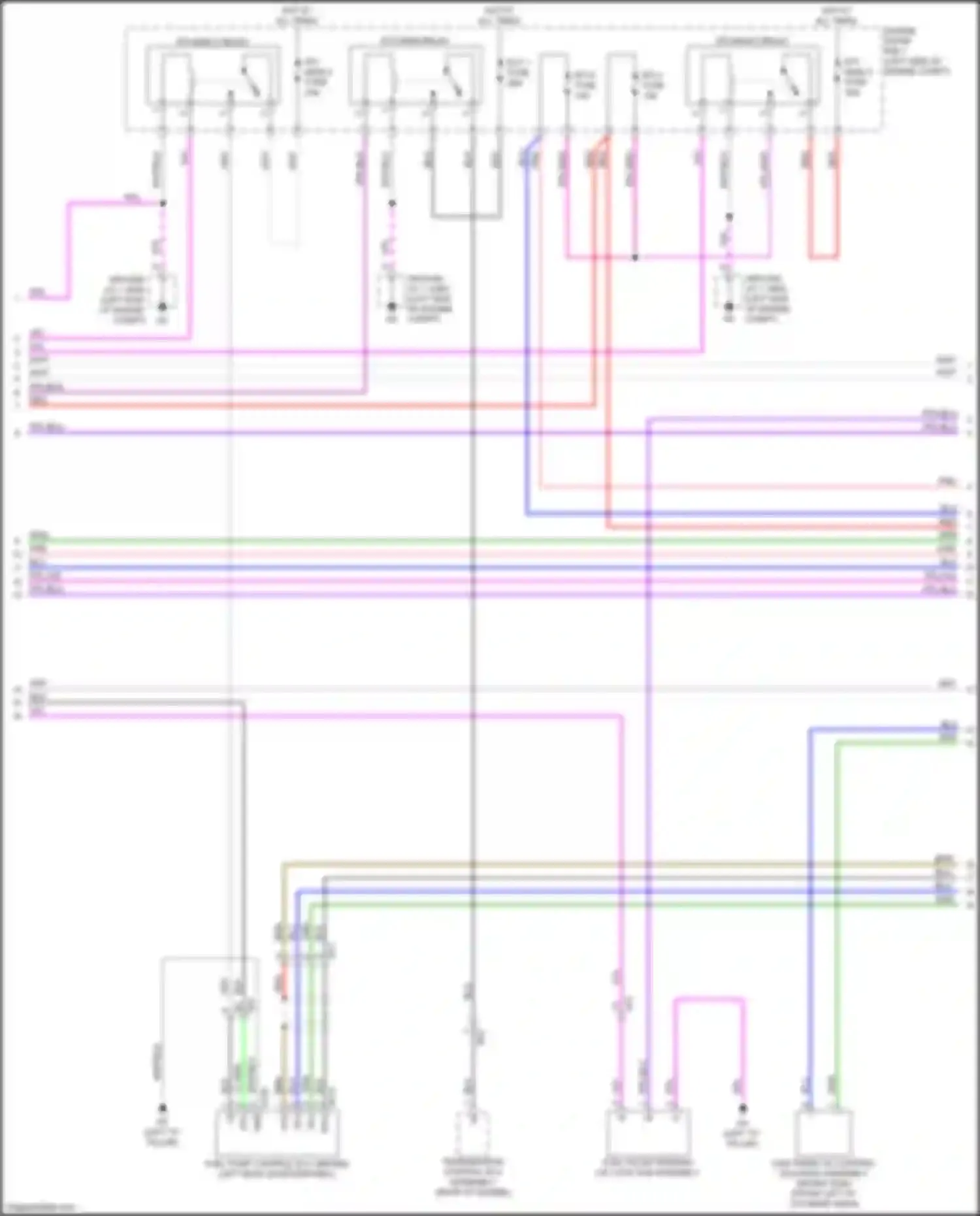 Wiring diagram transmission control ecu assembly for Lexus RX V (2022-2024) (5 of 6)