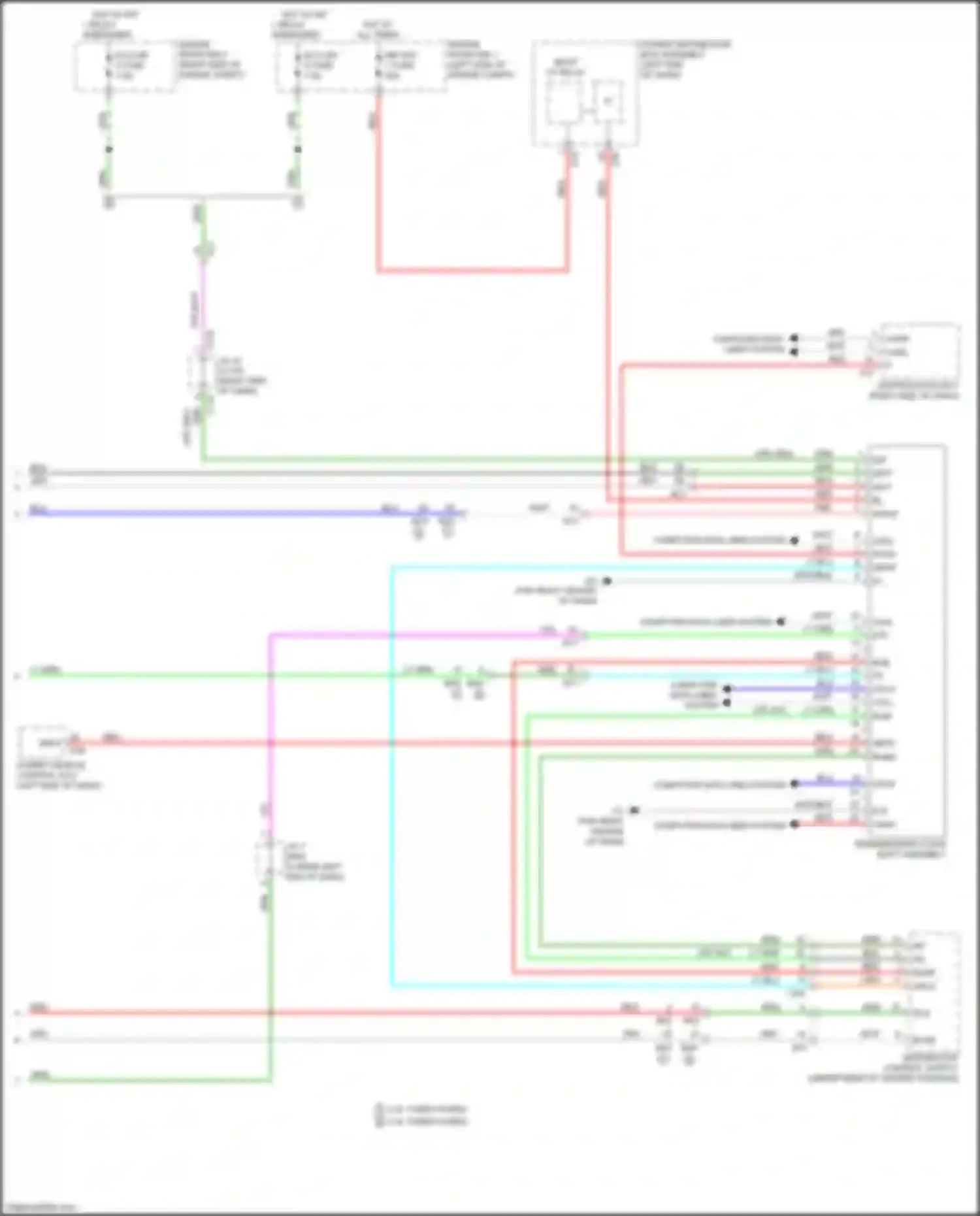 Wiring diagram transmission floor shift assembly for Lexus RX V (2022-2024) (14 of 17)