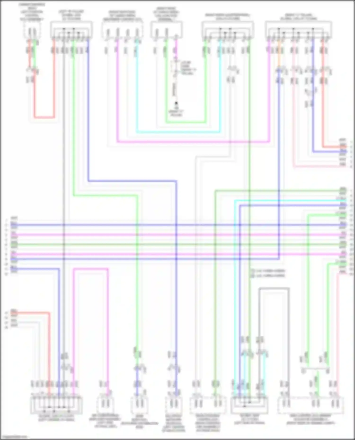 Wiring diagram wht/blk for Lexus RX V (2022-2024) (122 of 155)