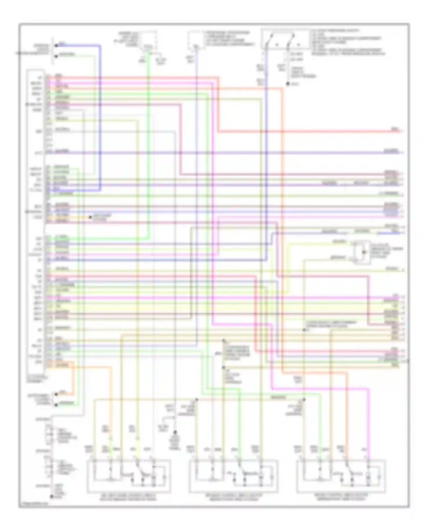 SC Lexus I (1991-2001): Automatic a/c circuit (1 of 2)