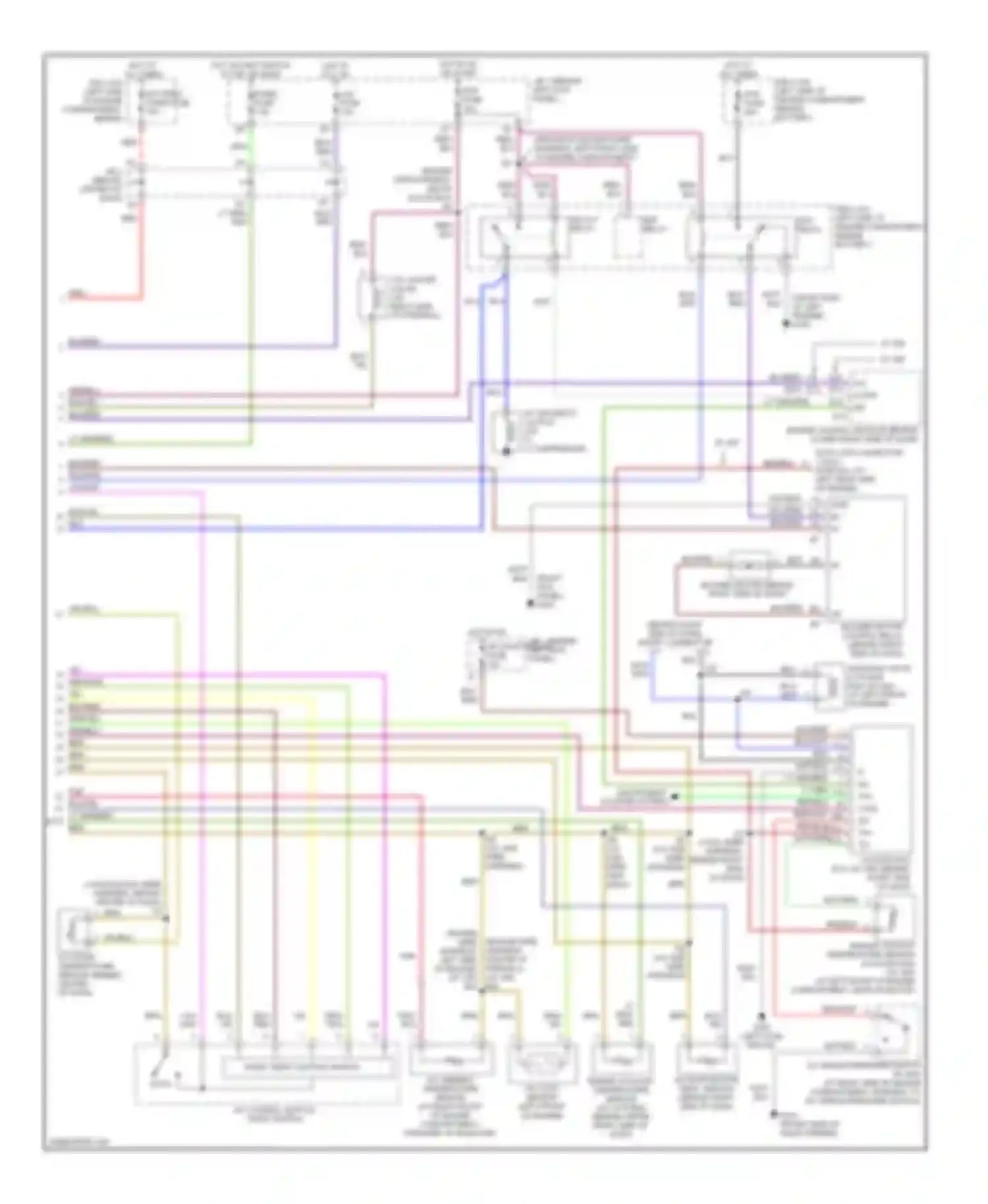 SC Lexus I (1991-2001): Automatic a/c circuit (2 of 2)