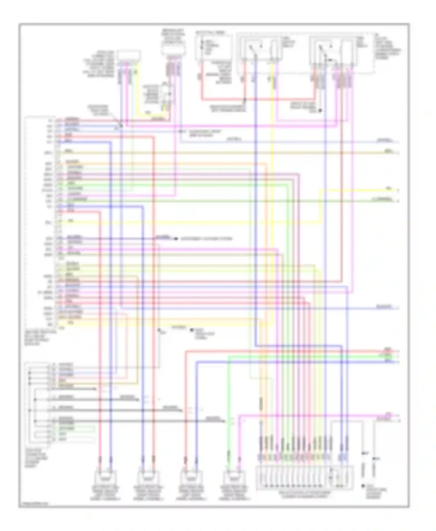 SC Lexus I (1991-2001): Anti-lock brake circuits, with traction control (1 of 2)
