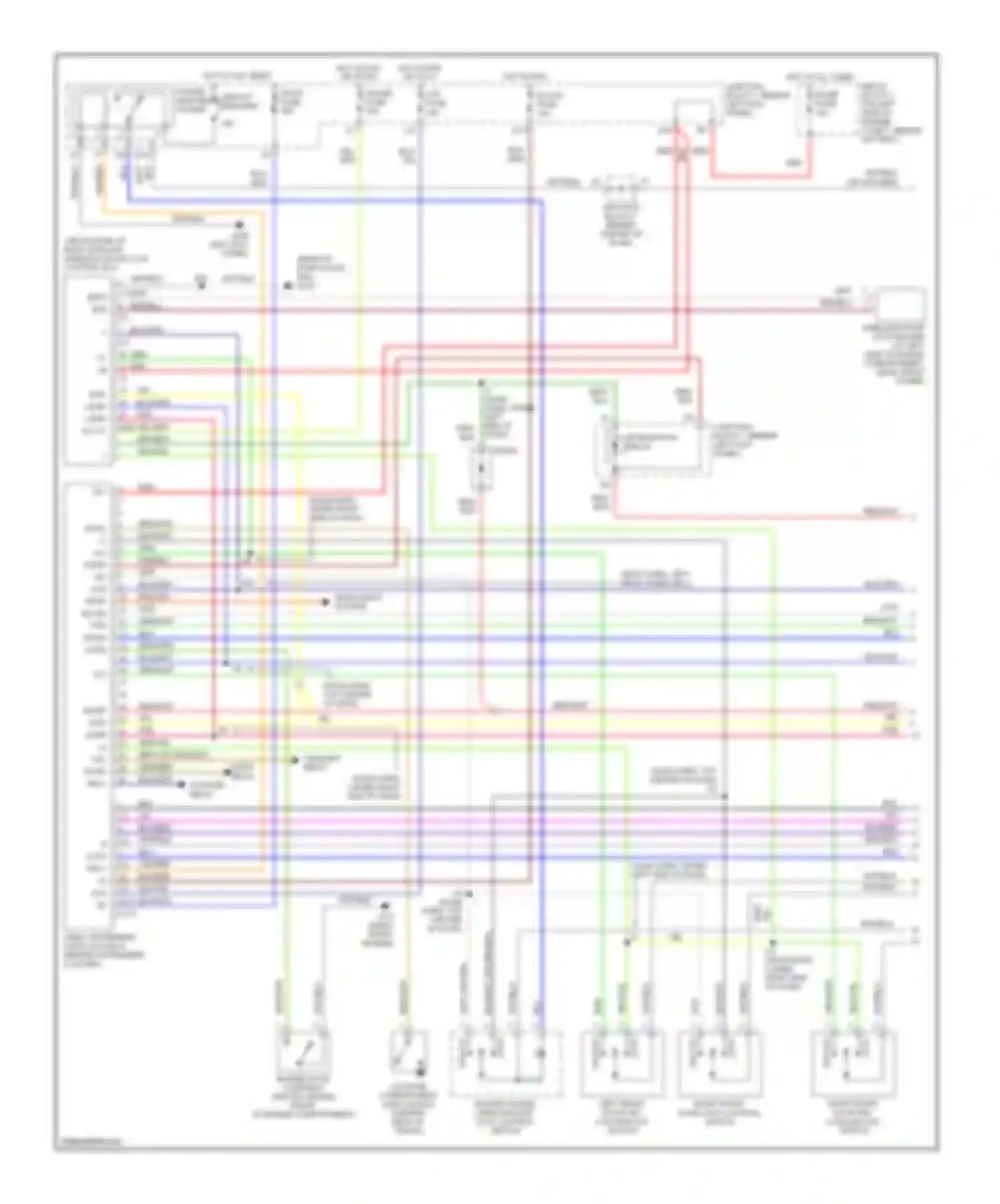 SC Lexus I (1991-2001): Anti-theft circuit (1 of 2)