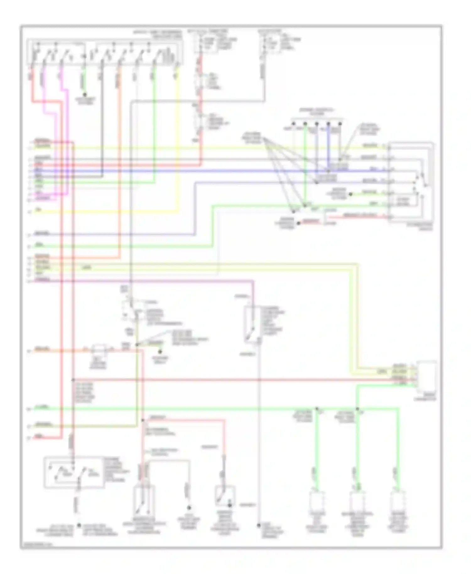 SC Lexus I (1991-2001): Instrument cluster circuit (2 of 2)
