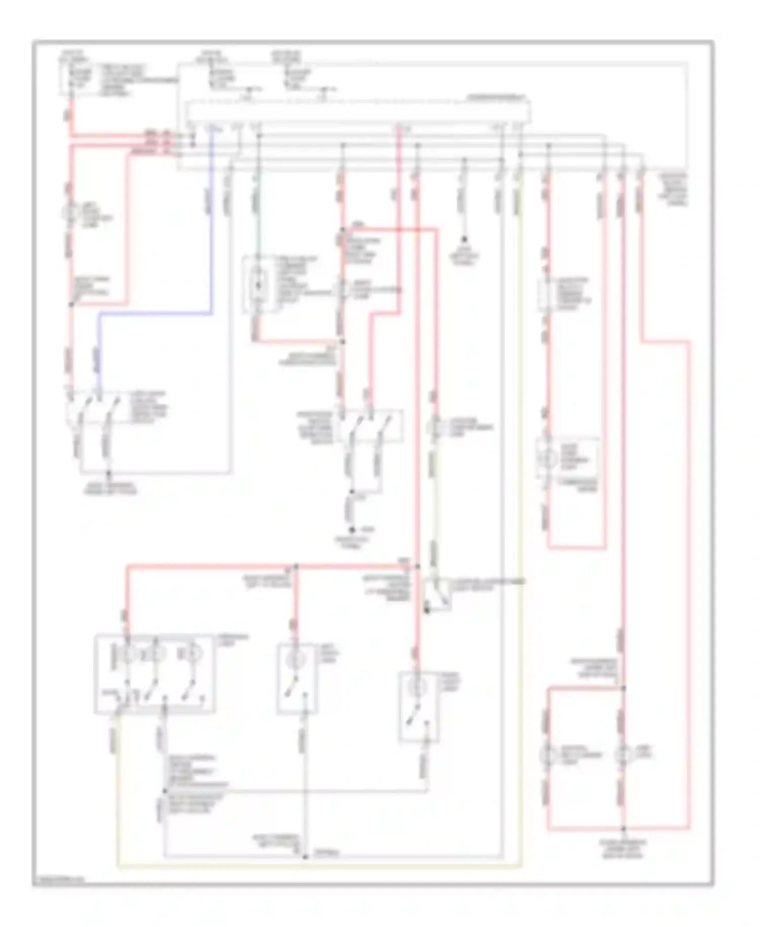 SC Lexus I (1991-2001): Courtesy lamps circuit