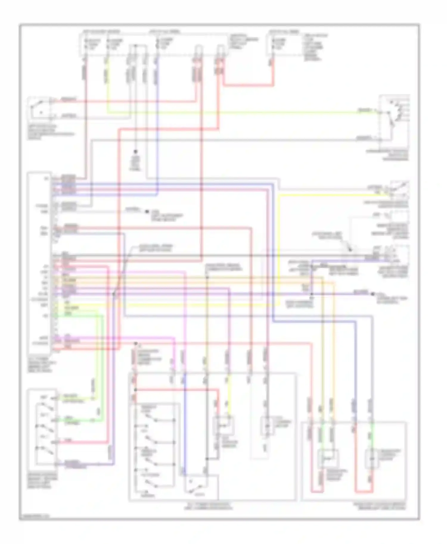 SC Lexus I (1991-2001): Memory power tilt & power telescopic circuit