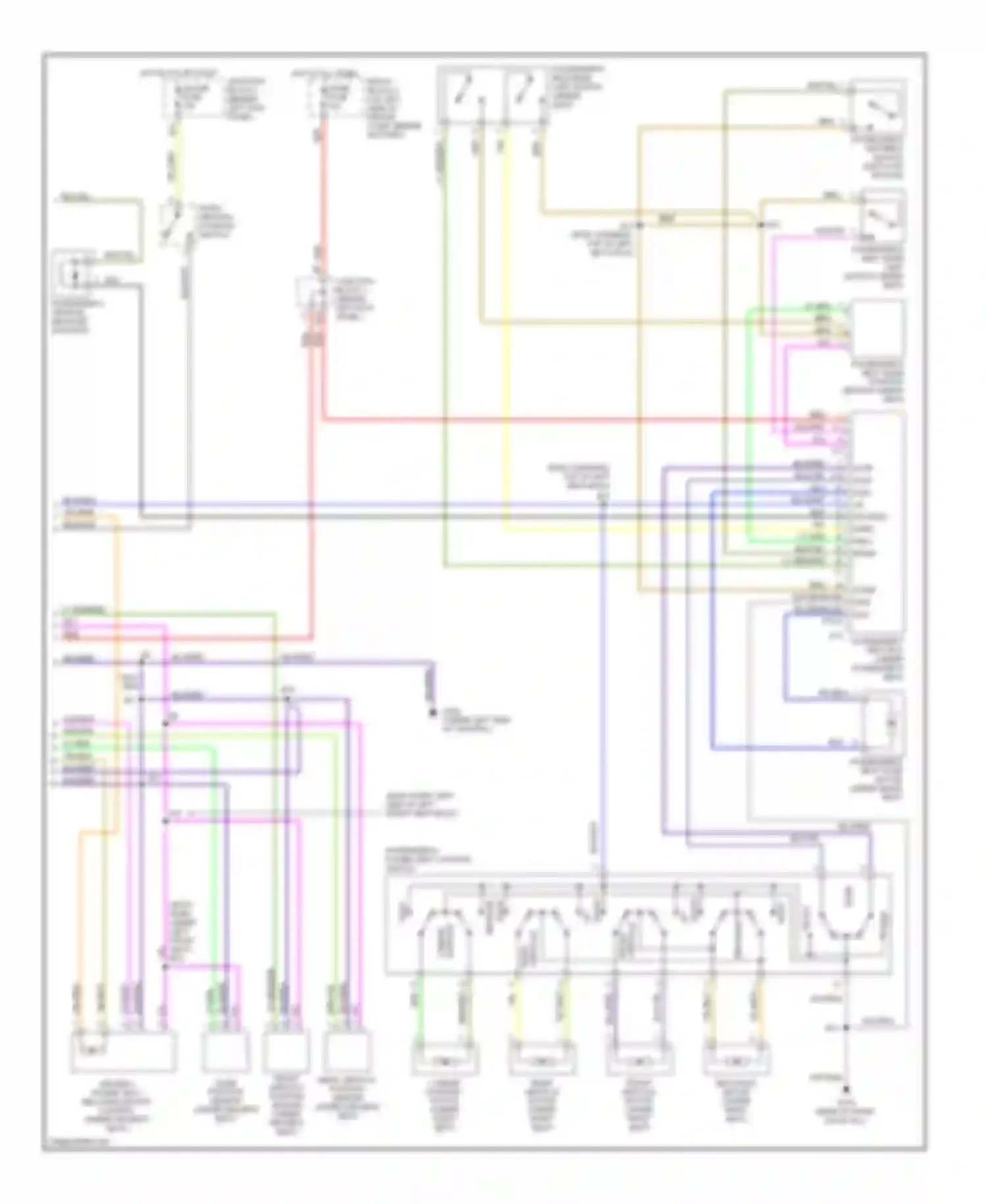 SC Lexus I (1991-2001): Memory seat circuit (2 of 2)