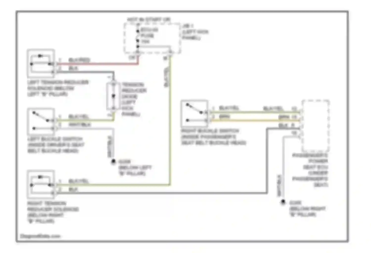 SC Lexus I (1991-2001): Electric tension reducer circuit
