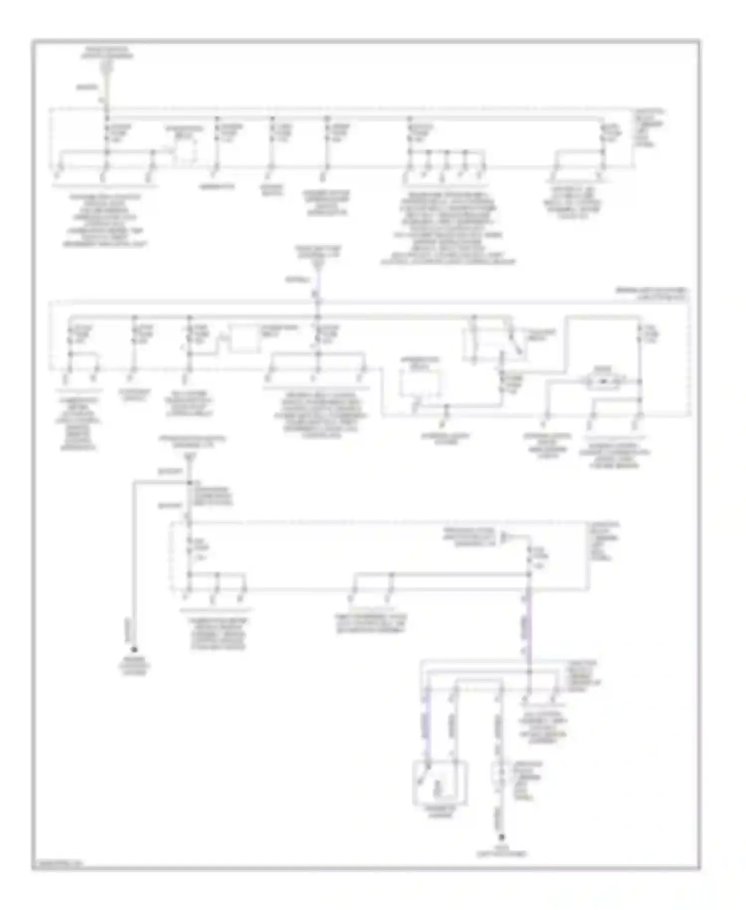 SC Lexus I (1991-2001): Power distribution circuit (2 of 3)