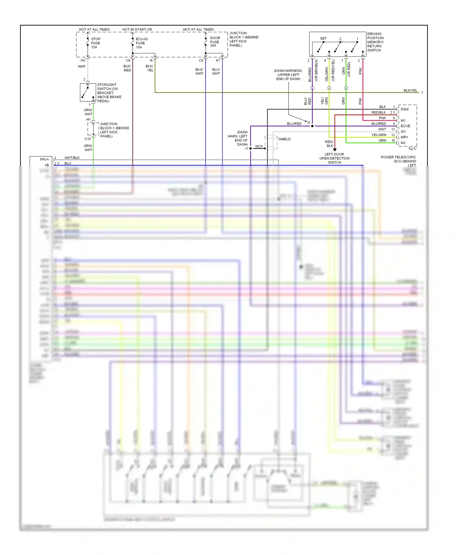 Lexus SC I (1991-2001) down wiring diagram  (3 of 7)