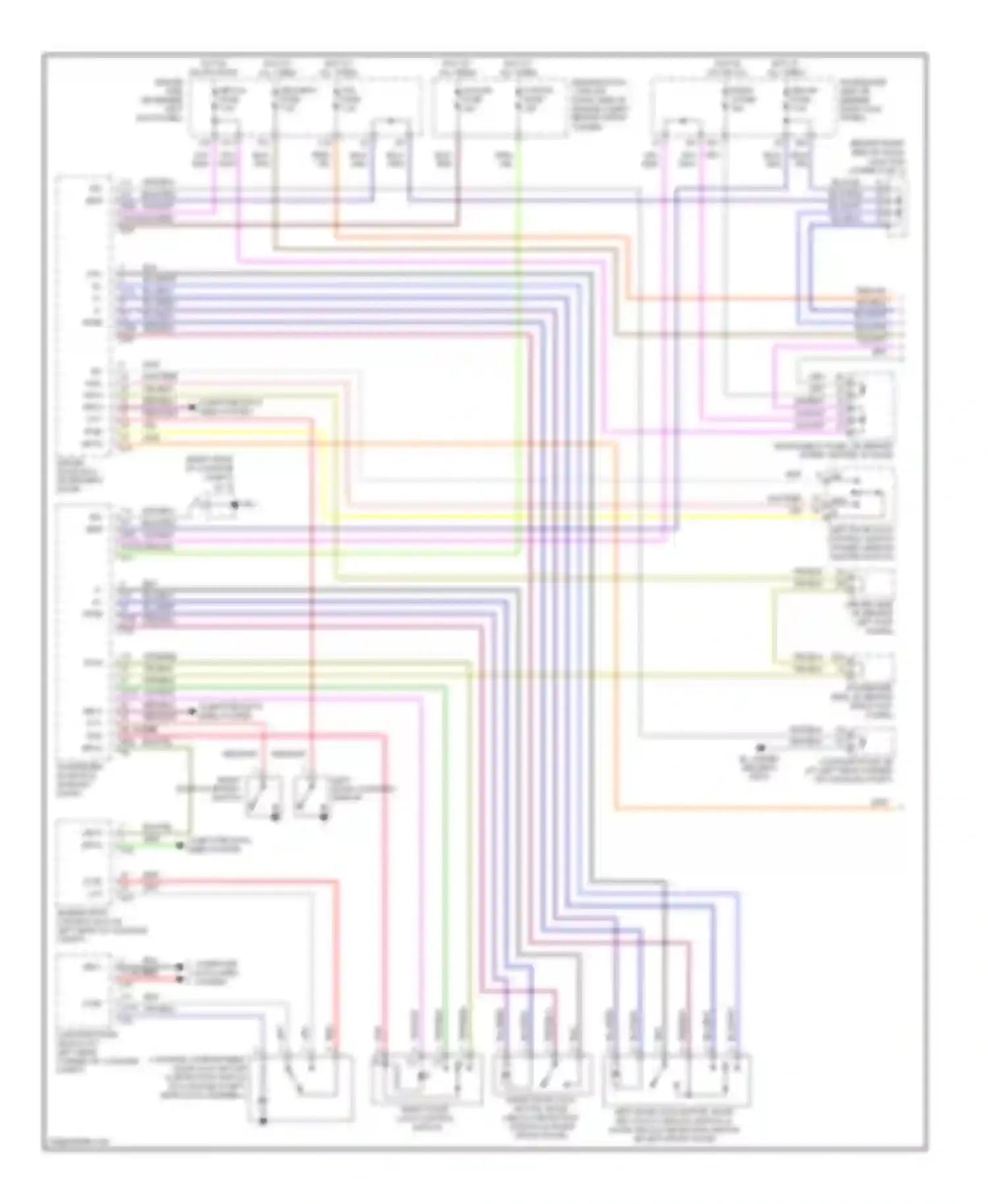 SC Lexus II facelift (2005-2010): Anti-theft circuit (1 of 2)
