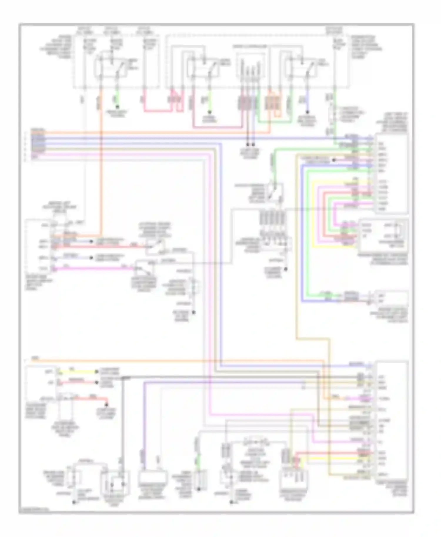 SC Lexus II facelift (2005-2010): Anti-theft circuit (2 of 2)