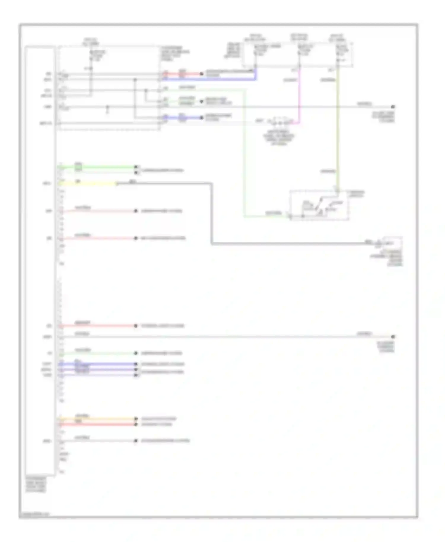 SC Lexus II facelift (2005-2010): Passenger side j/b ecu circuit