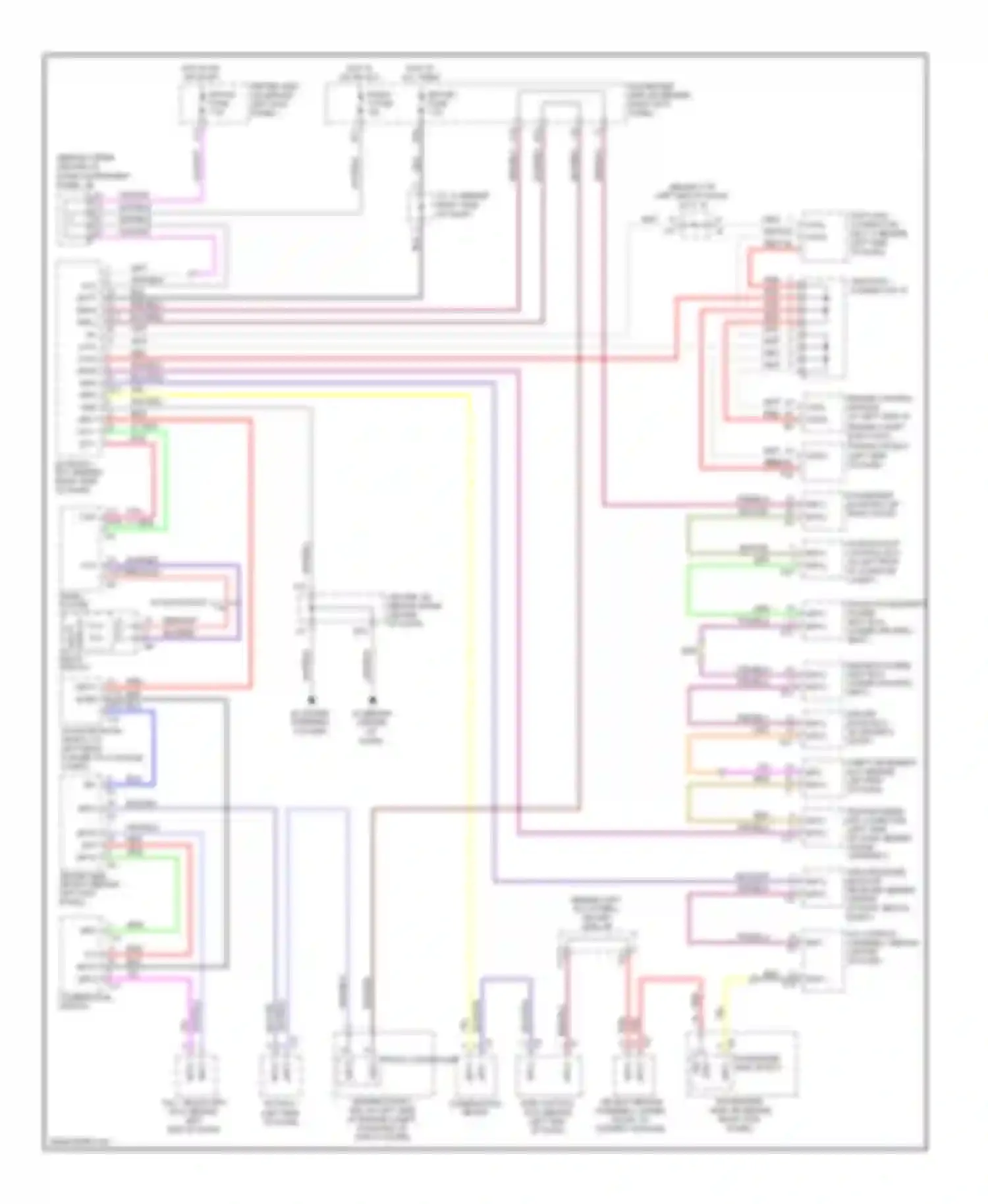 SC Lexus II facelift (2005-2010): High/low bus circuit