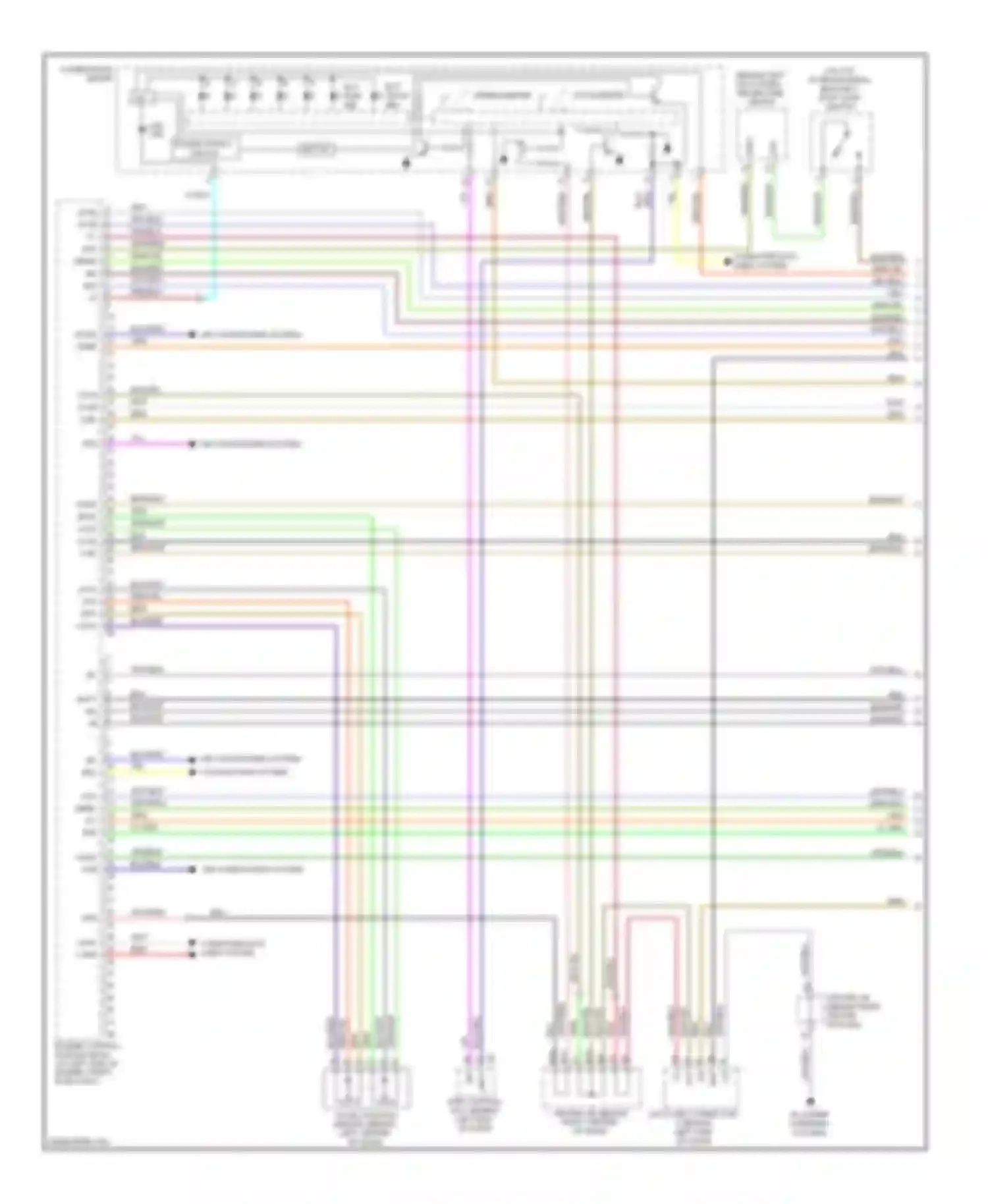 SC Lexus II facelift (2005-2010): Wiring diagram engine performance 4.3l (1 of 6)