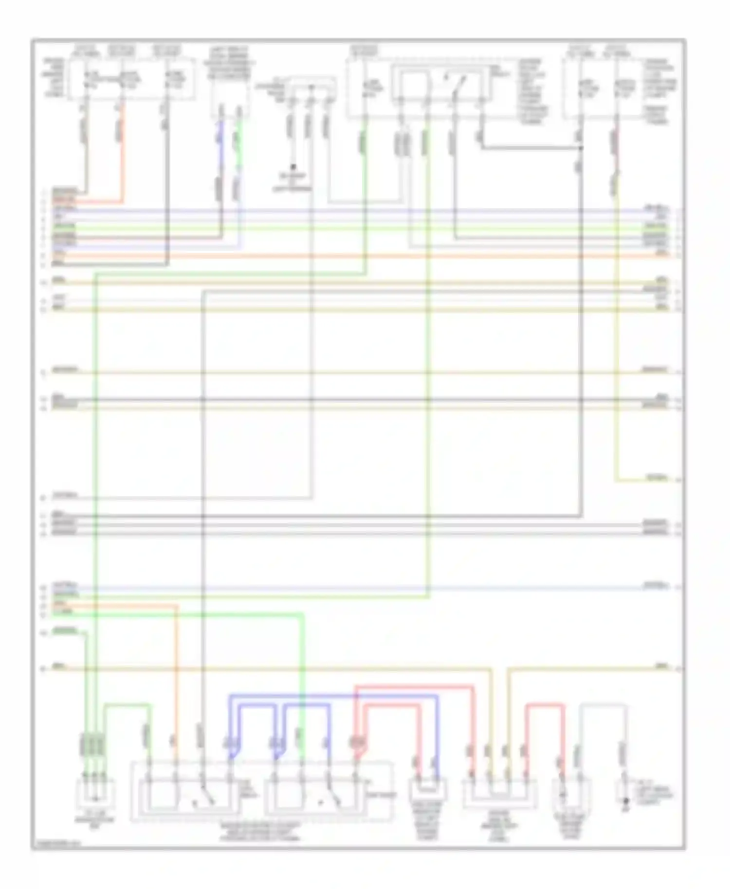 SC Lexus II facelift (2005-2010): Wiring diagram engine performance 4.3l (2 of 6)