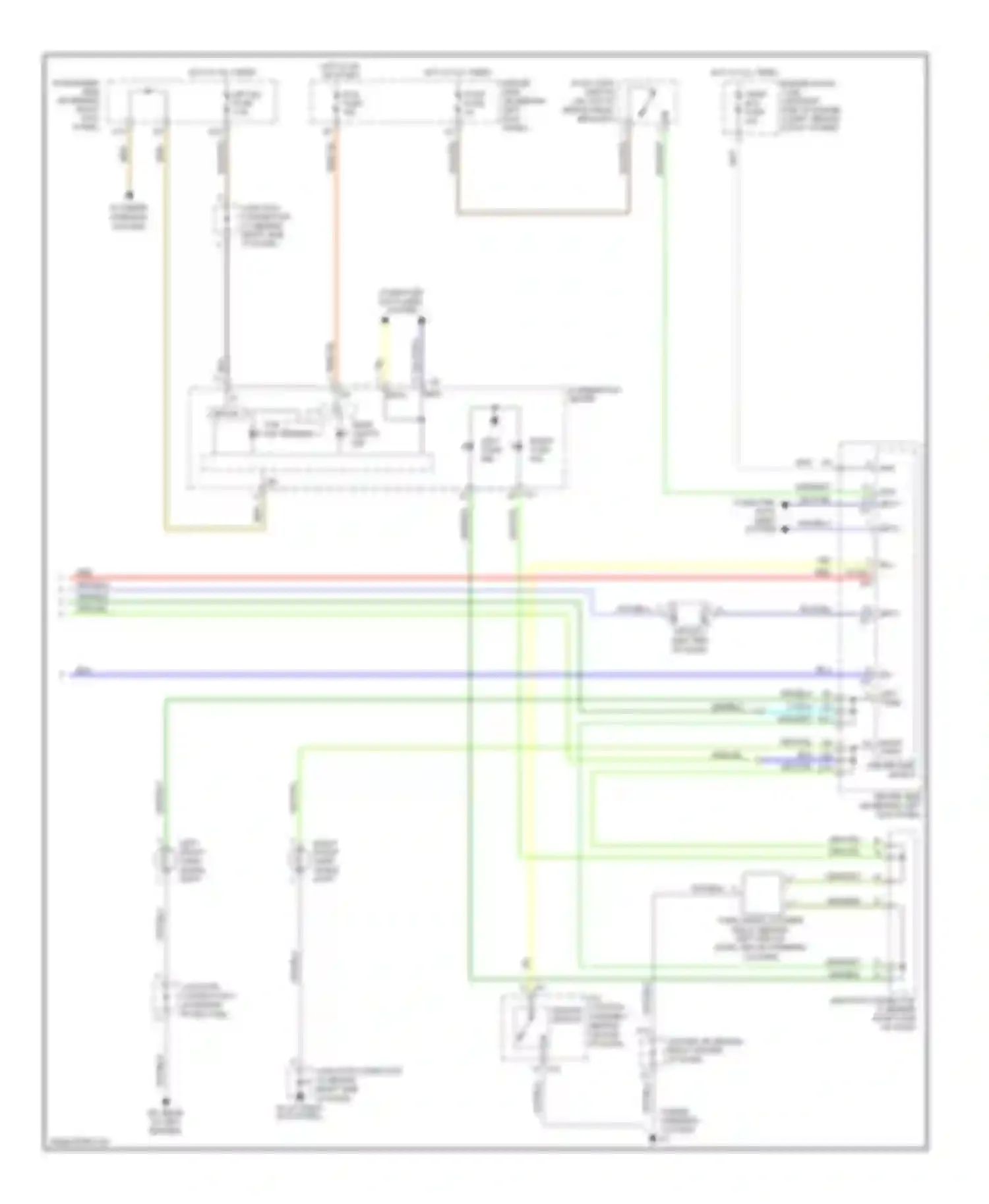 SC Lexus II facelift (2005-2010): Exterior lamps circuit (2 of 2)