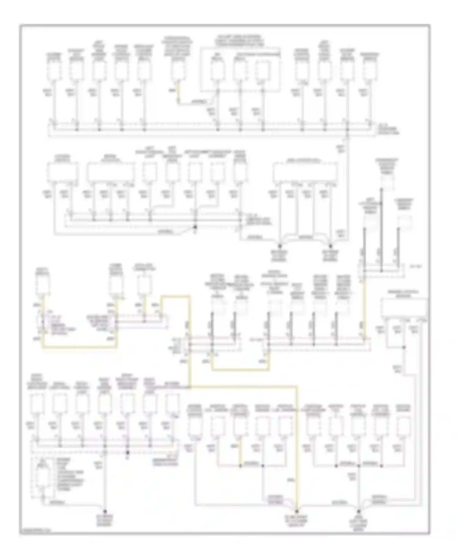 SC Lexus II facelift (2005-2010): Ground distribution circuit (2 of 3)