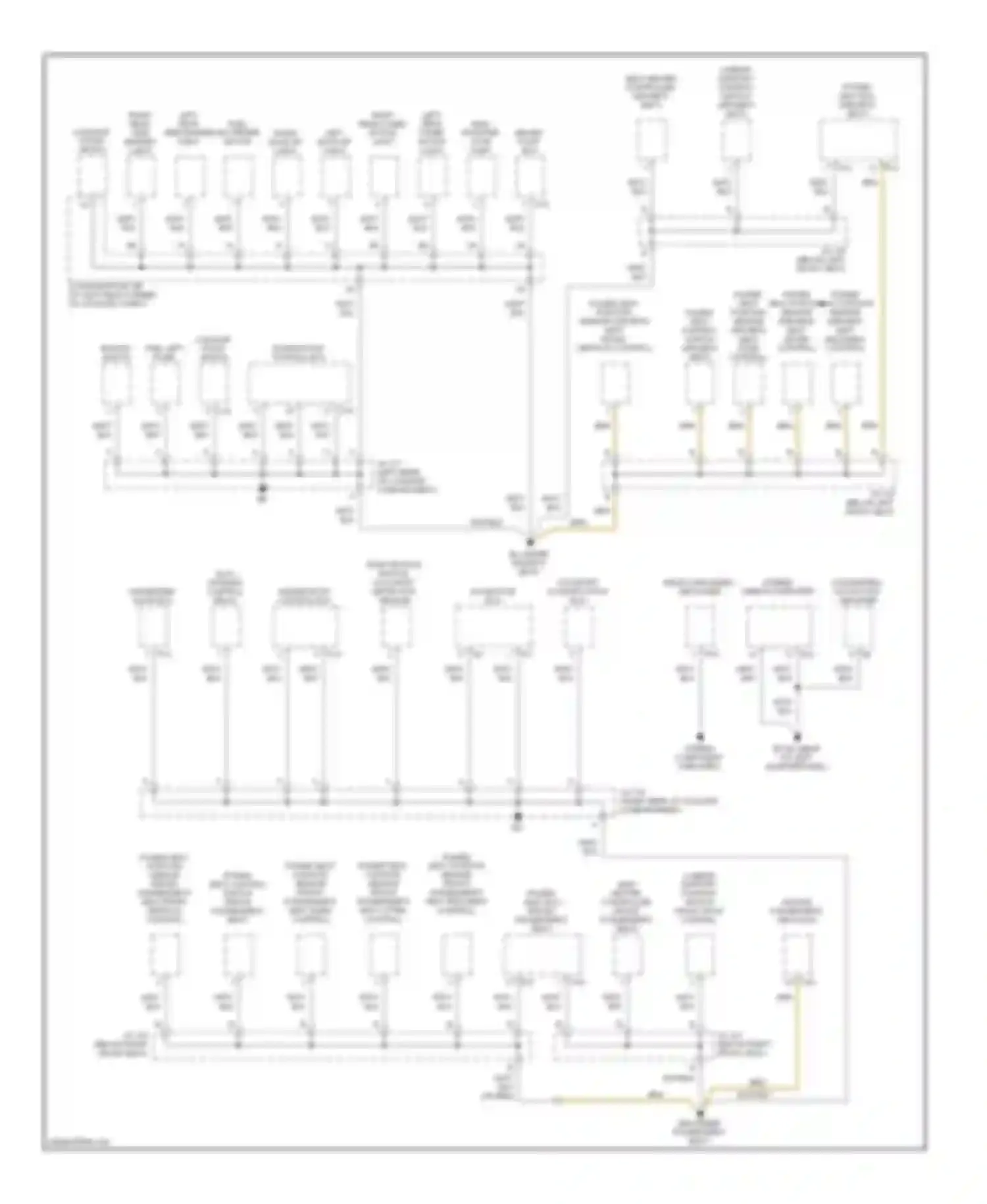 SC Lexus II facelift (2005-2010): Ground distribution circuit (3 of 3)