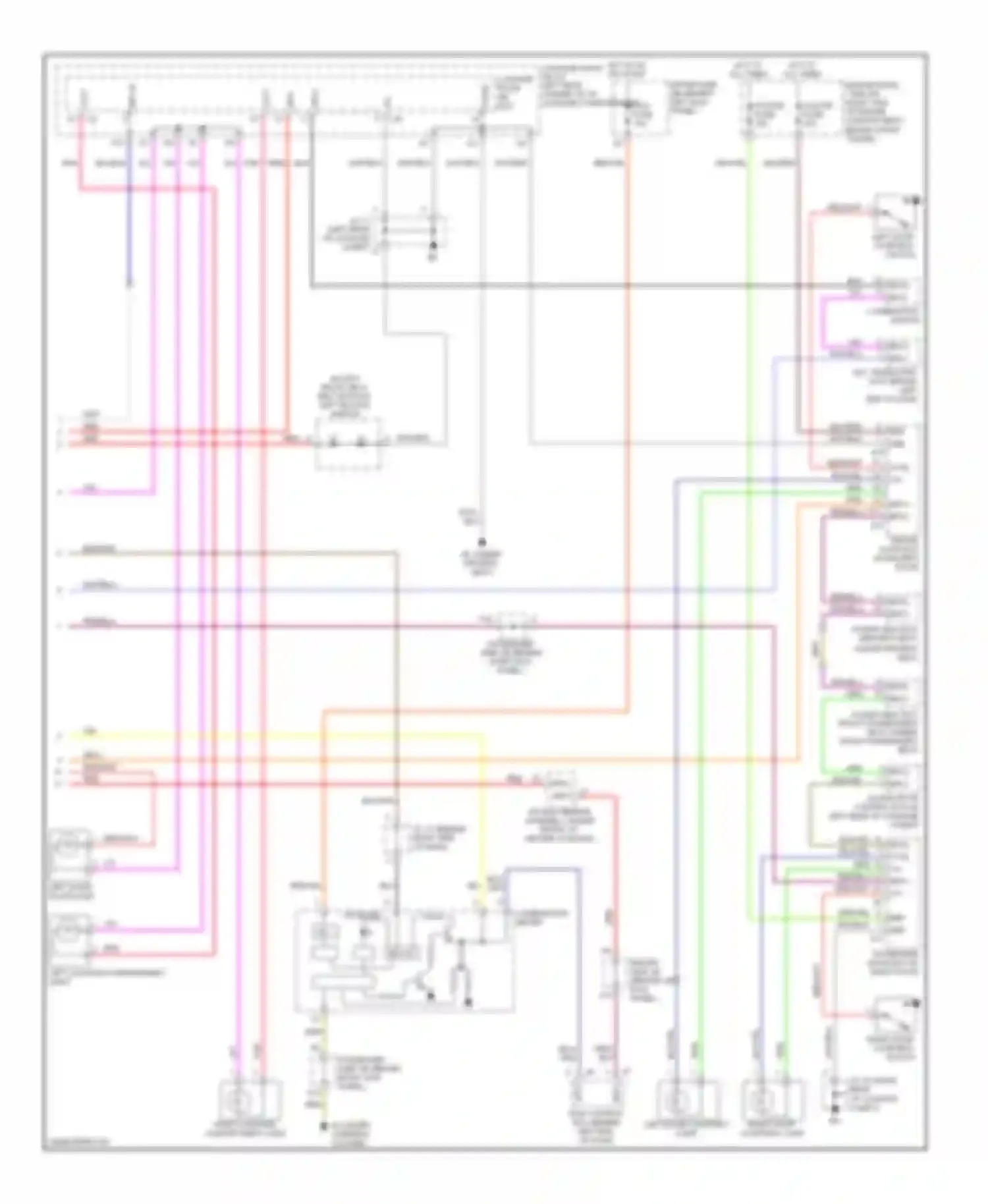 SC Lexus II facelift (2005-2010): Courtesy lamps circuit (2 of 2)