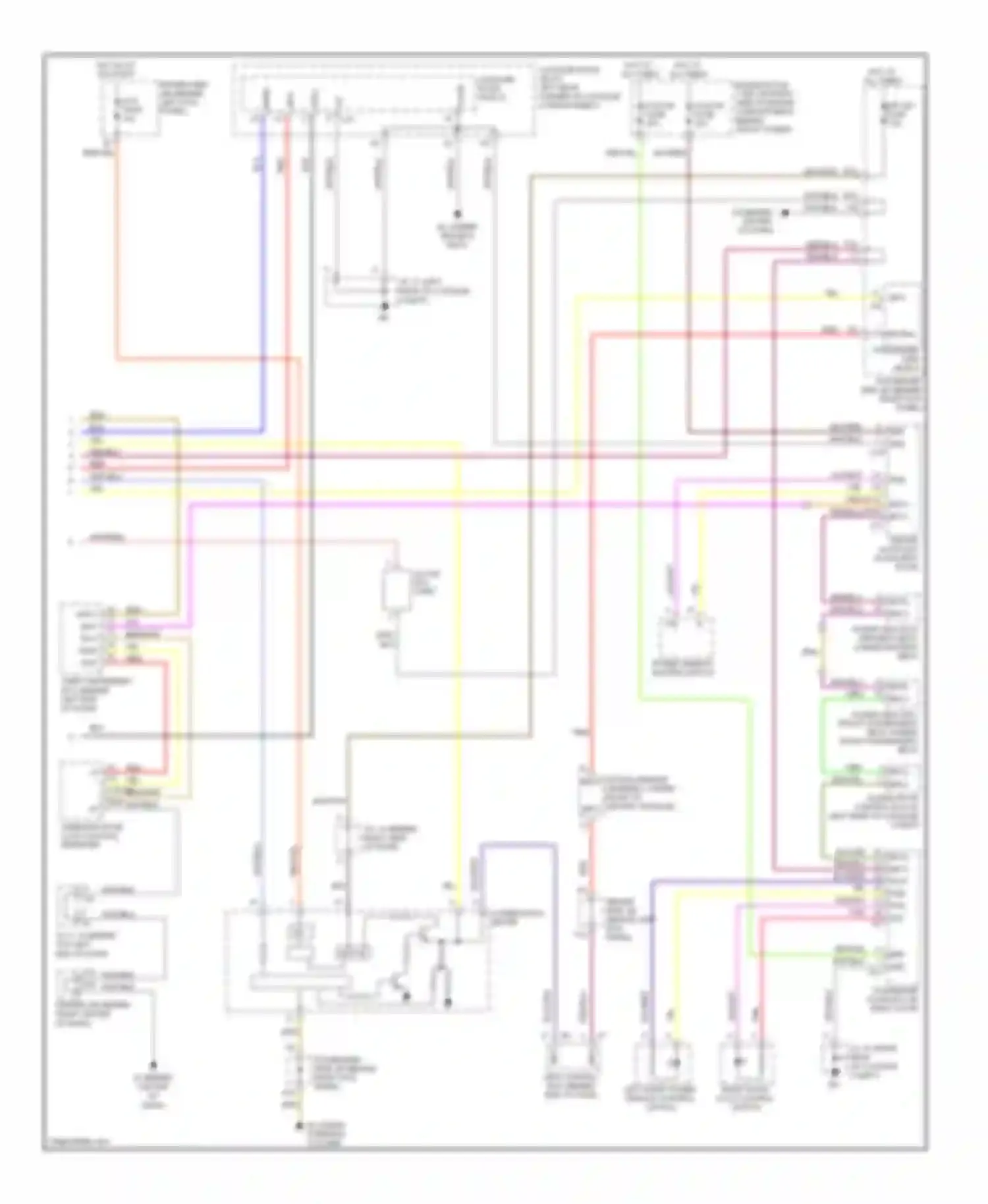 SC Lexus II facelift (2005-2010): Instrument illumination circuit (2 of 2)