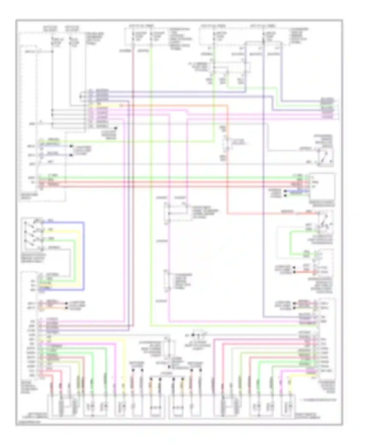 SC Lexus II facelift (2005-2010): Memory systems circuit (1 of 3)