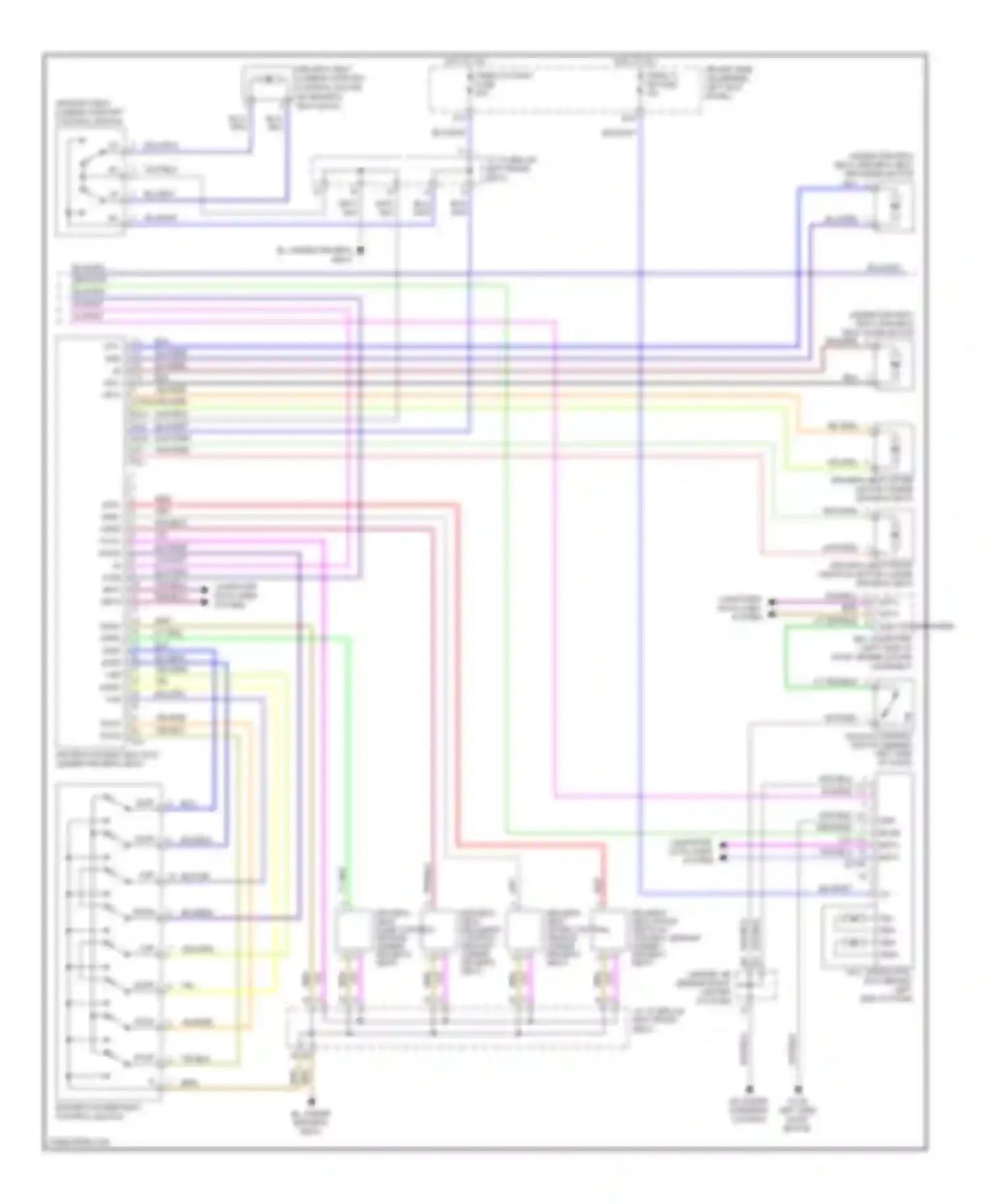 SC Lexus II facelift (2005-2010): Memory systems circuit (2 of 3)