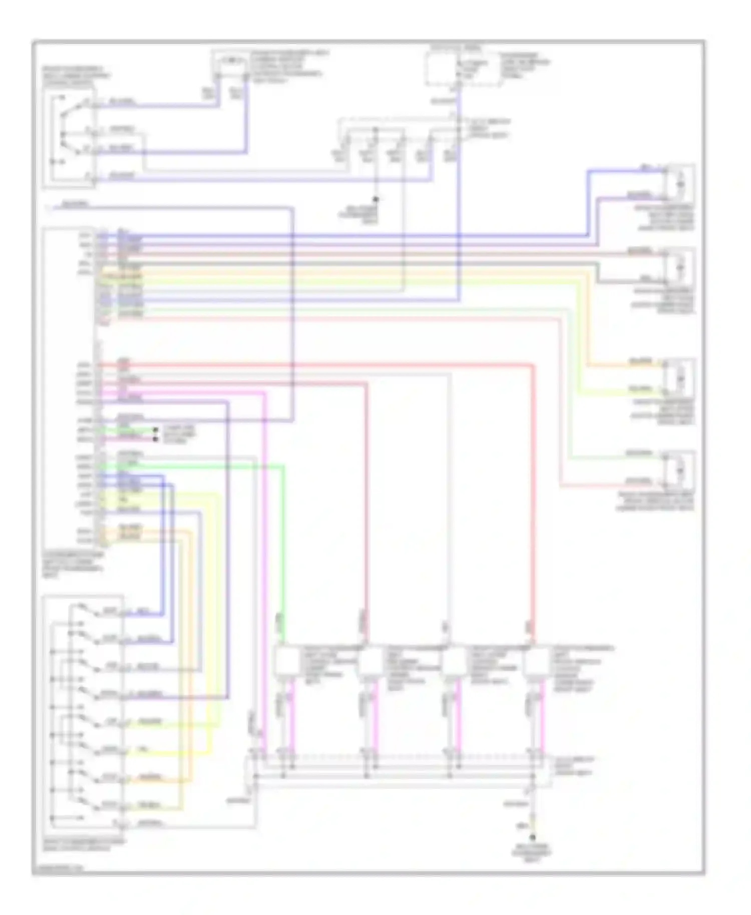 SC Lexus II facelift (2005-2010): Memory systems circuit (3 of 3)