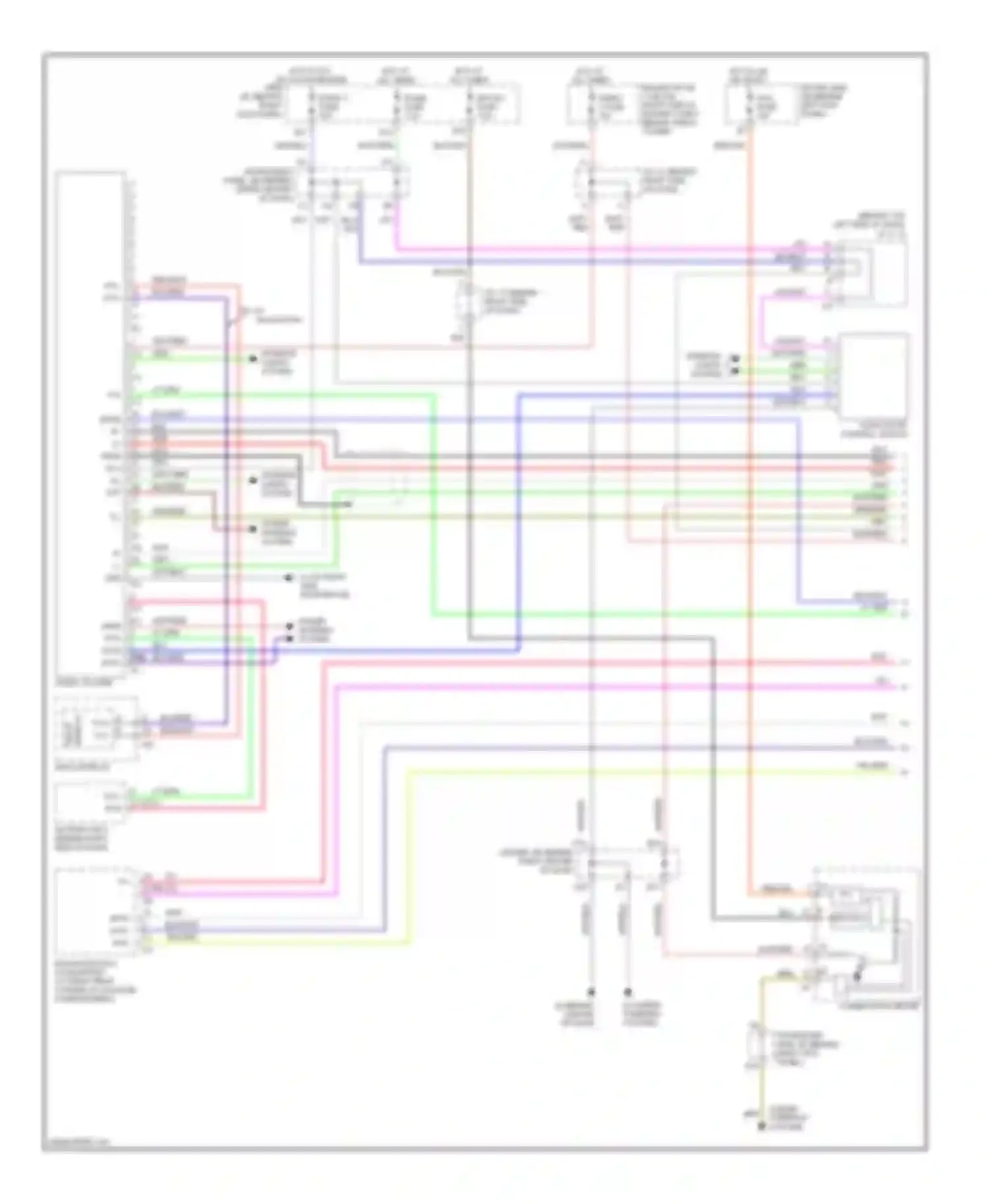 SC Lexus II facelift (2005-2010): Radio circuit (1 of 2)