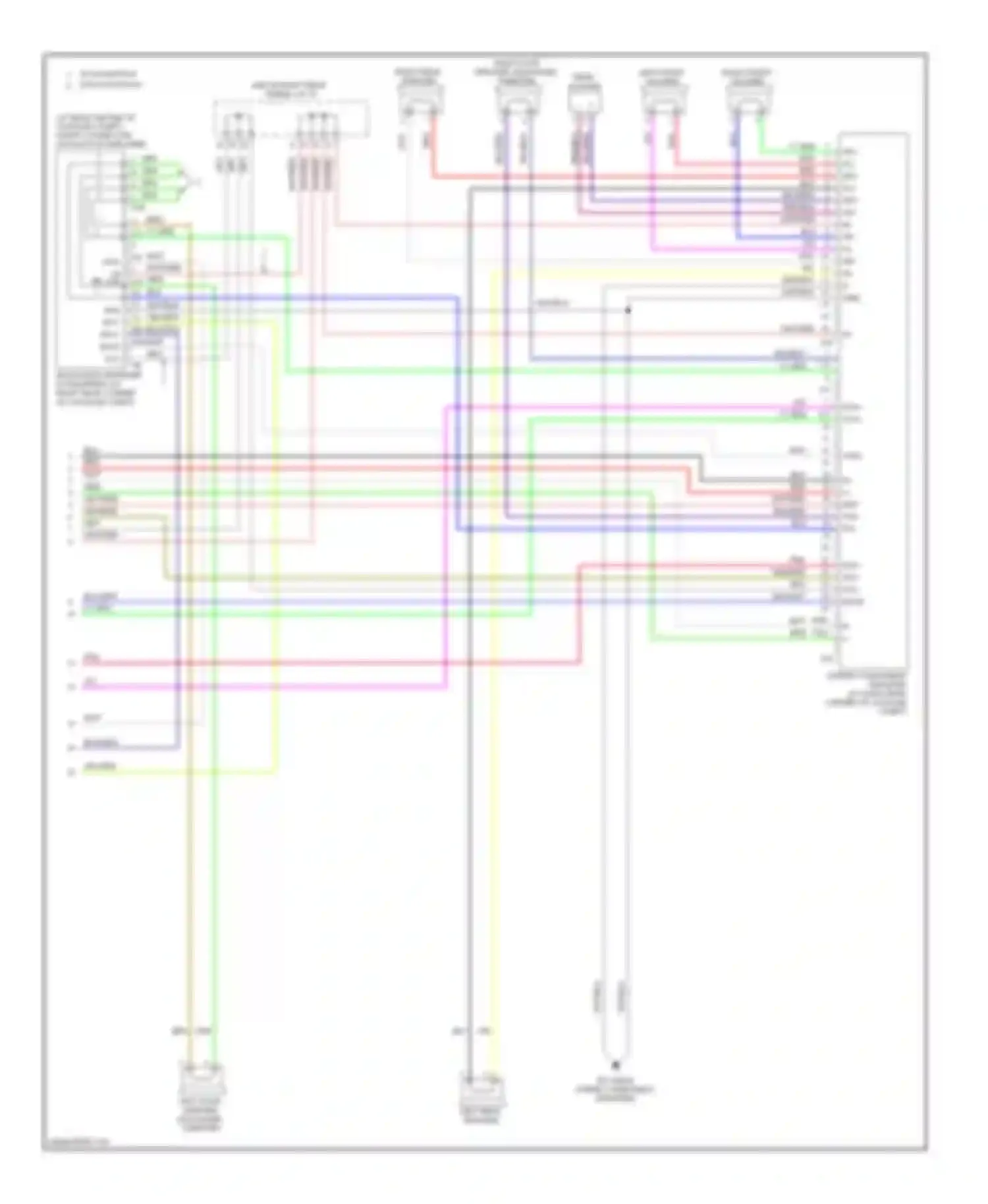 SC Lexus II facelift (2005-2010): Radio circuit (2 of 2)