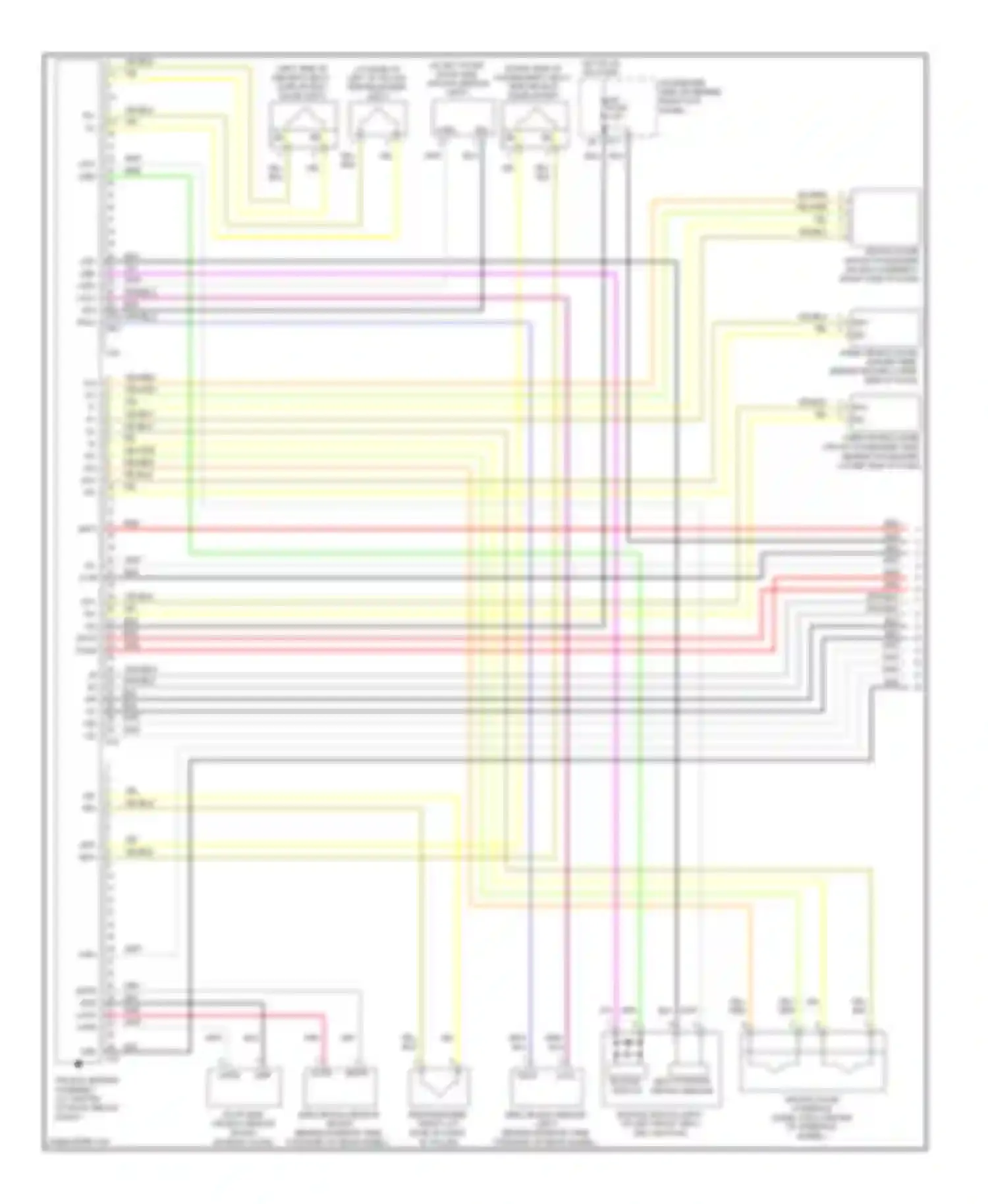 SC Lexus II facelift (2005-2010): Supplemental restraints circuit (1 of 3)