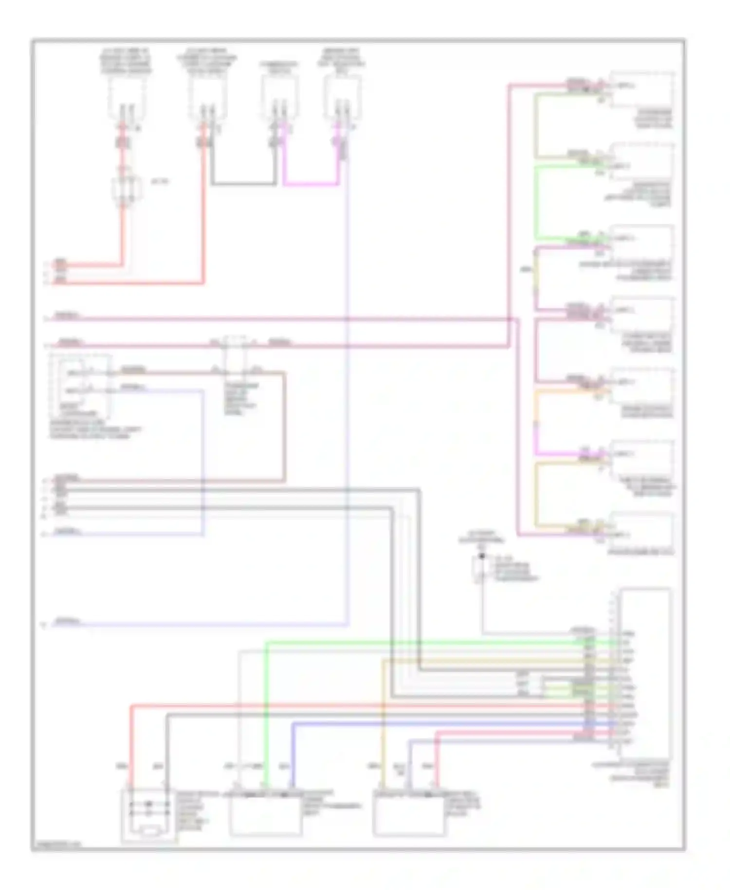 SC Lexus II facelift (2005-2010): Supplemental restraints circuit (3 of 3)