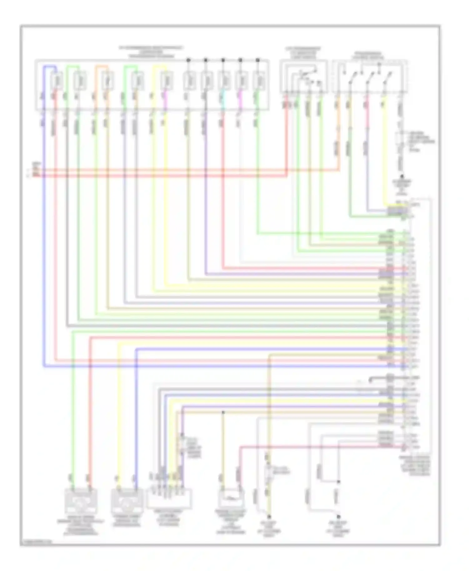 SC Lexus II facelift (2005-2010): Transmission circuit (2 of 2)