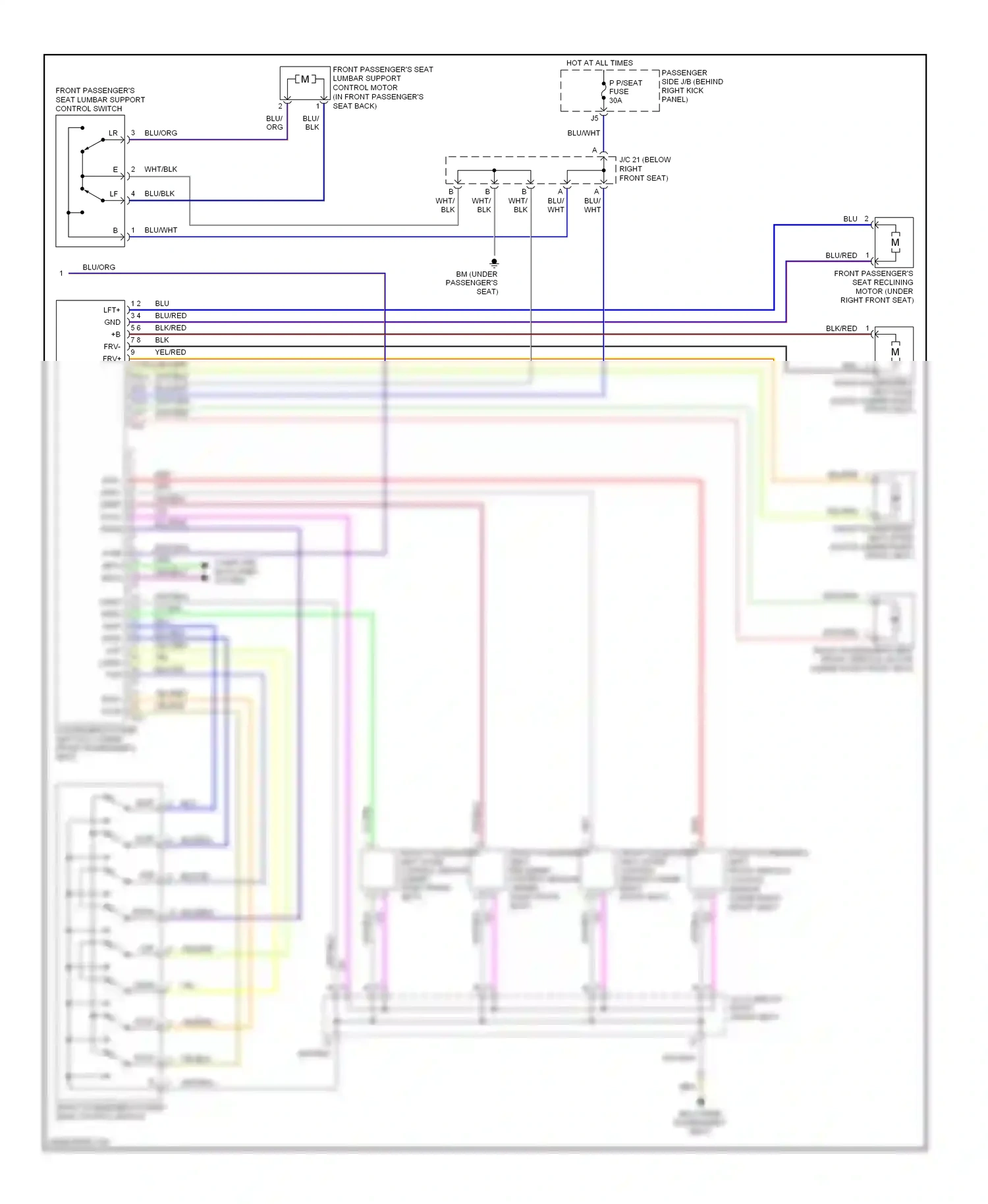 Lexus SC II facelift (2005-2010) computer data lines system wiring diagram  (18 of 34)