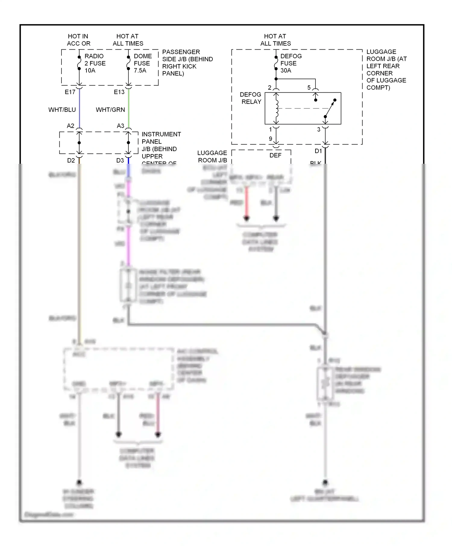 Lexus SC II facelift (2005-2010) computer data lines system wiring diagram  (9 of 34)