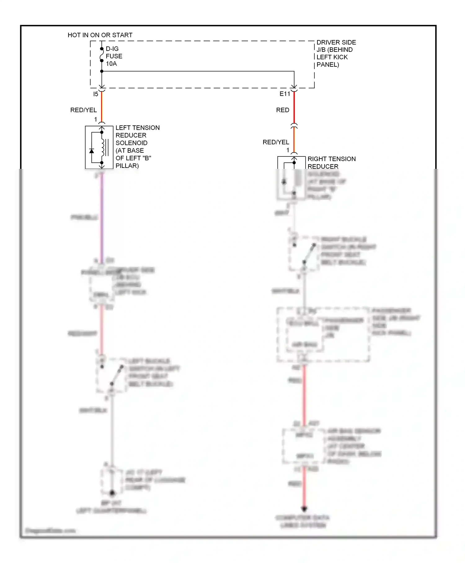 Lexus SC II facelift (2005-2010) computer data lines system wiring diagram  (23 of 34)