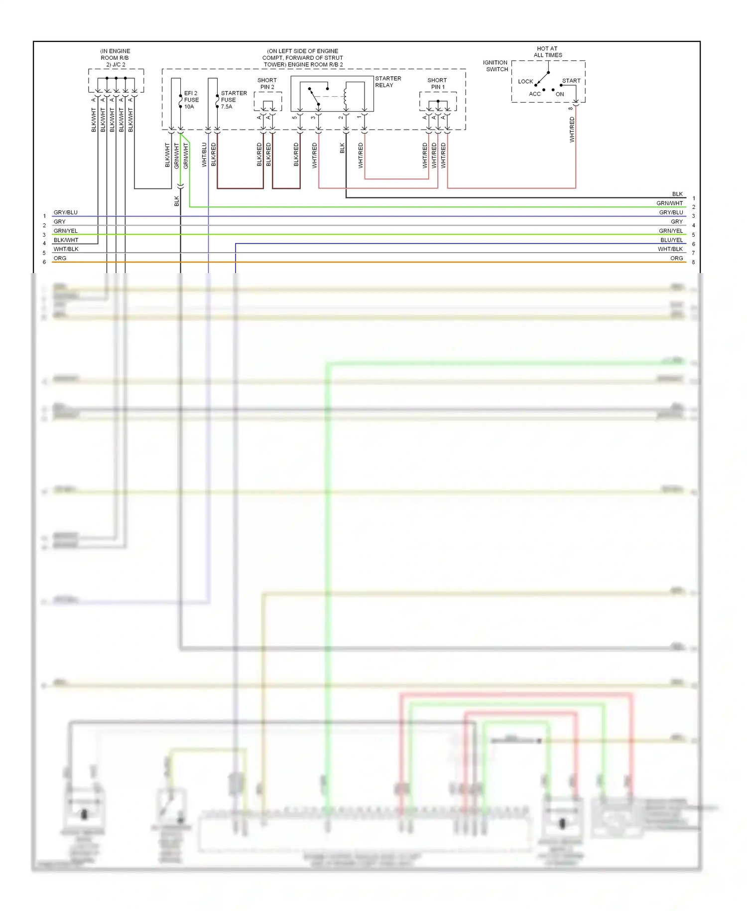 Lexus SC II facelift (2005-2010) mops wiring diagram  (1 of 1)