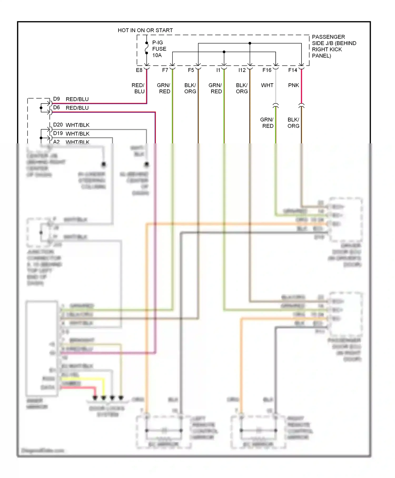 Lexus SC II facelift (2005-2010) rssi data wiring diagram  (1 of 1)