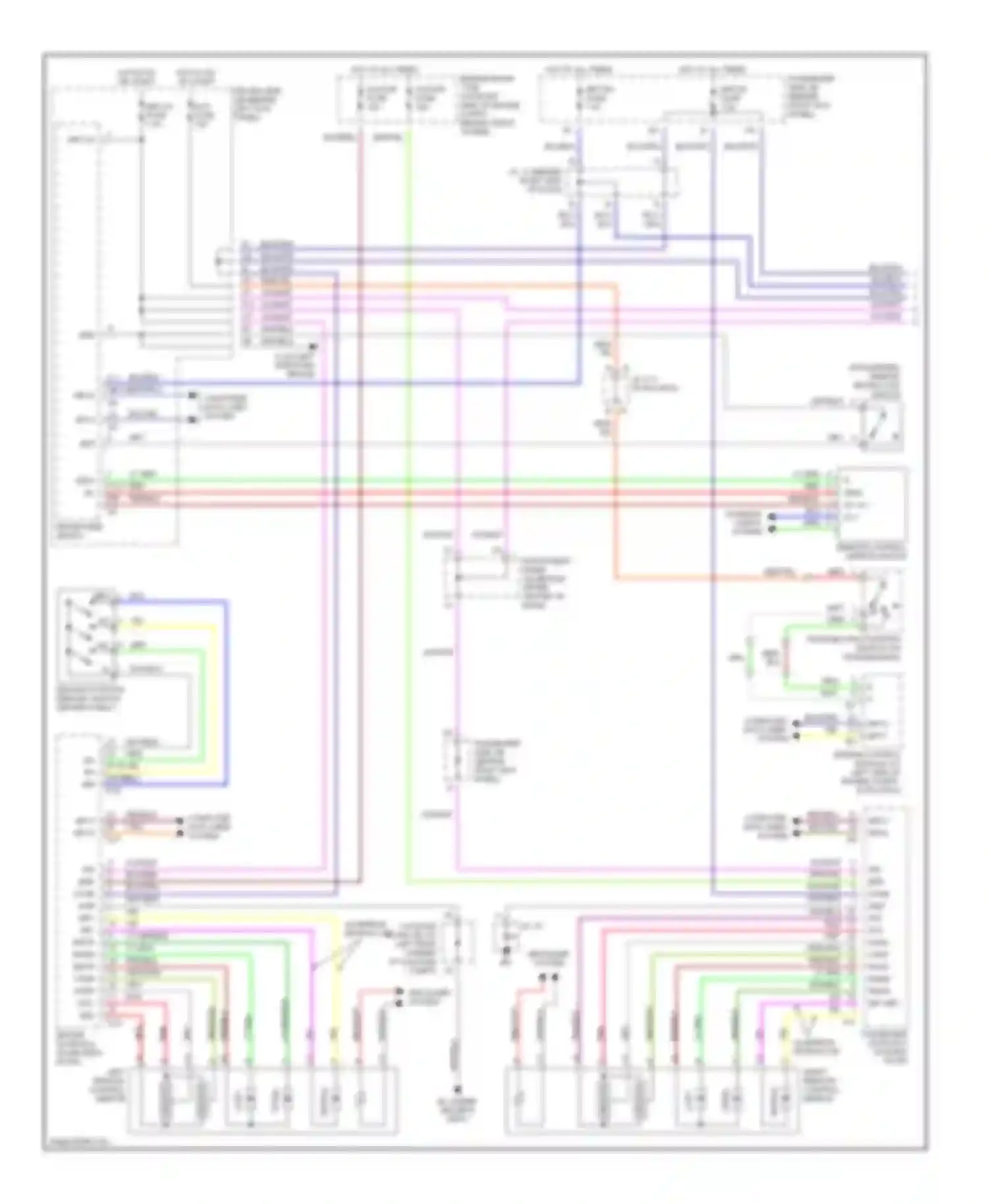 SC Lexus II (2001-2005): Memory systems circuit (1 of 3)