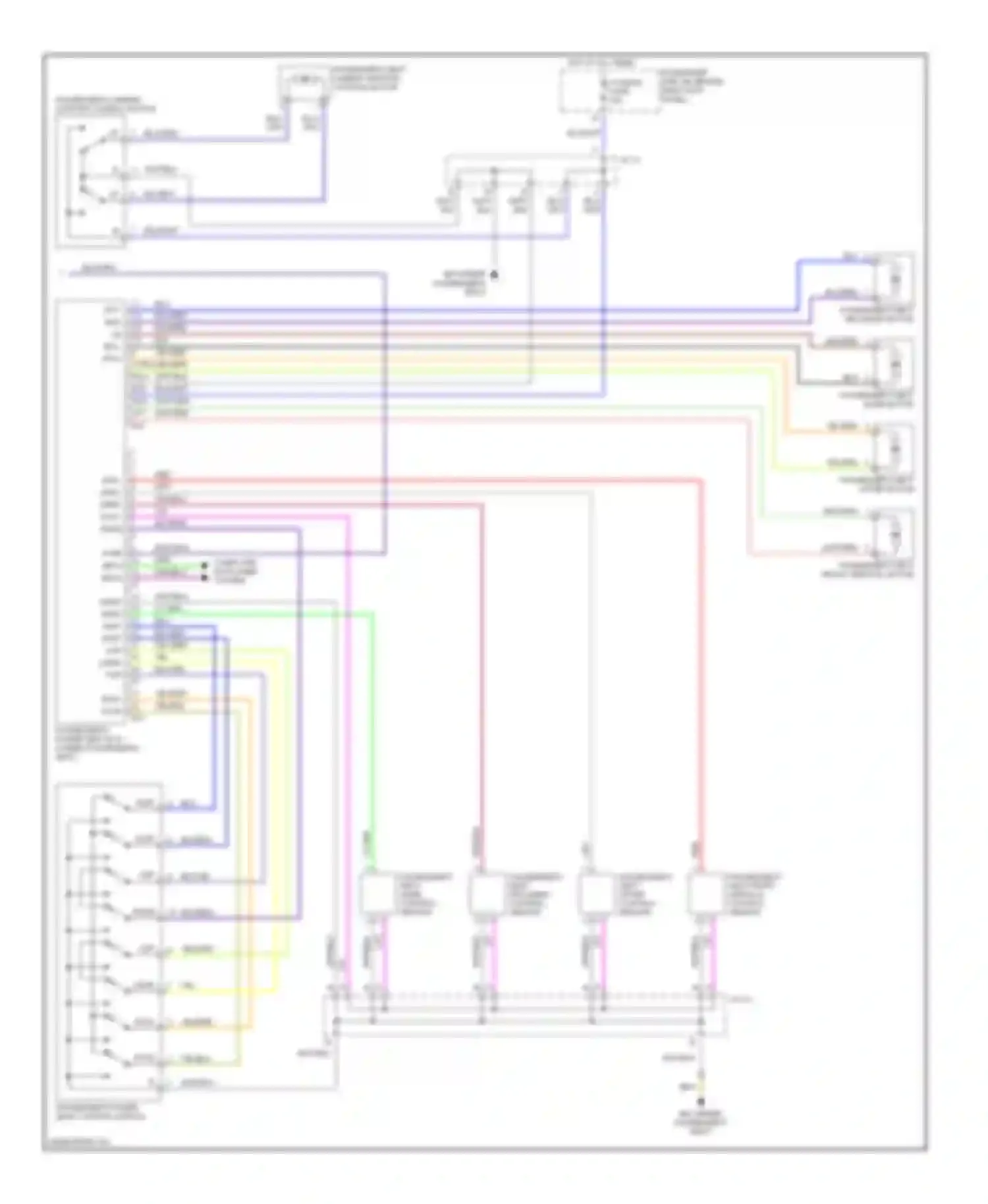 SC Lexus II (2001-2005): Memory systems circuit (3 of 3)