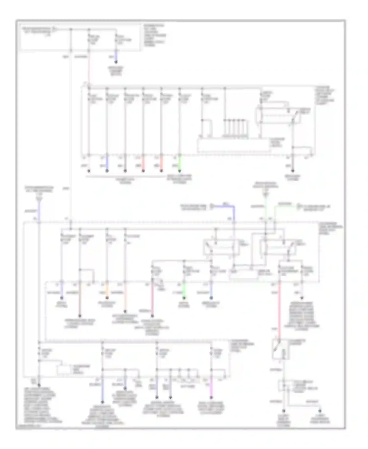 SC Lexus II (2001-2005): Power distribution circuit (2 of 3)