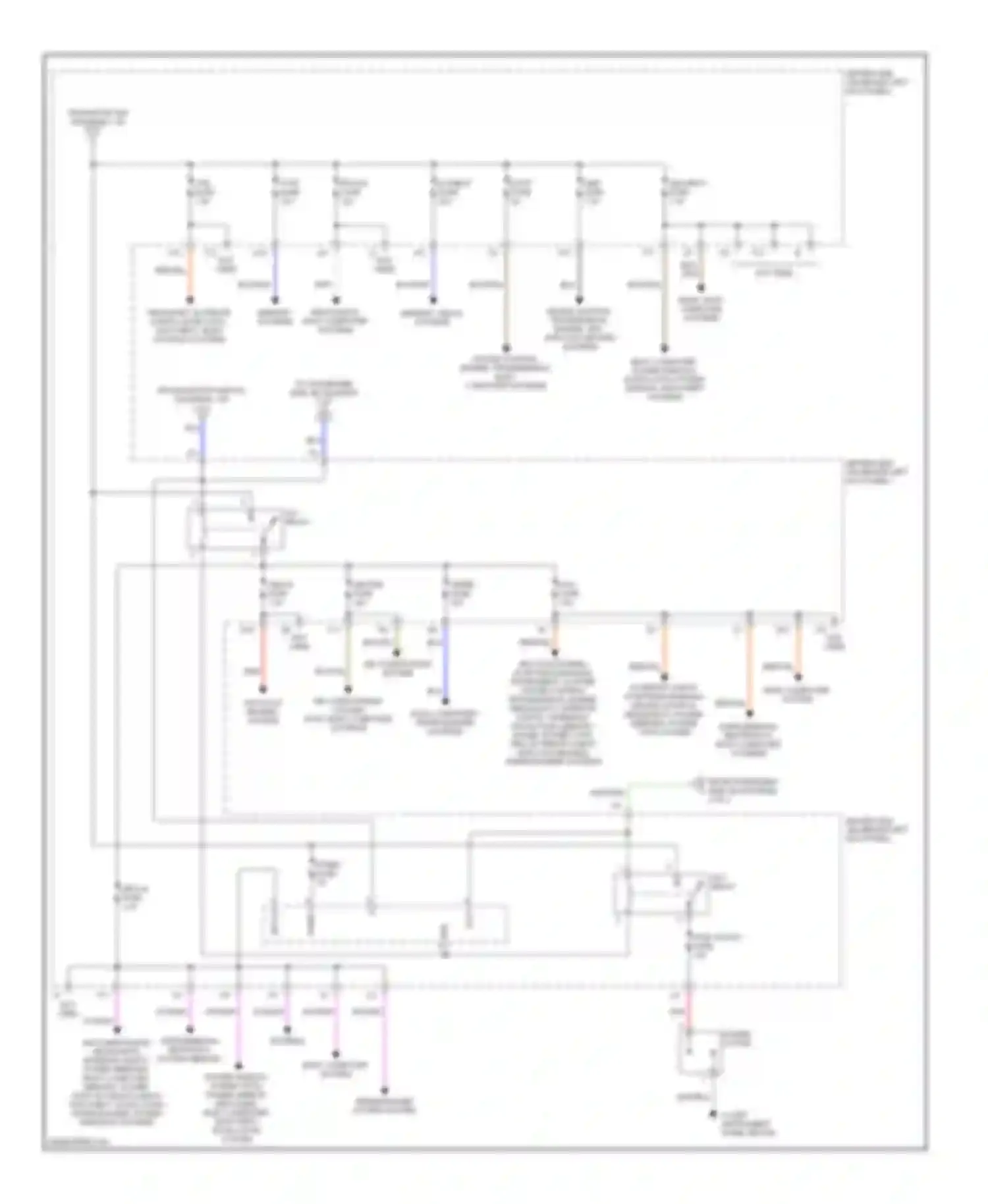SC Lexus II (2001-2005): Power distribution circuit (3 of 3)