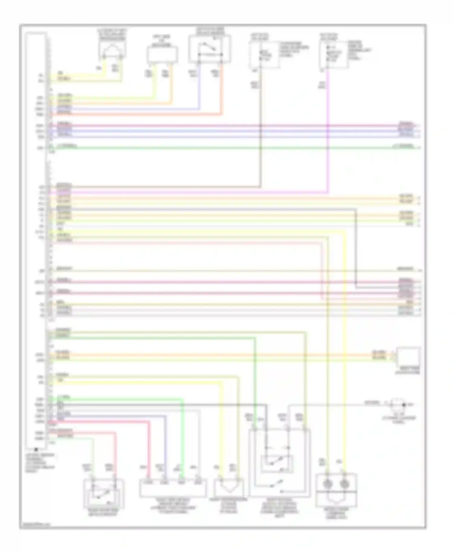 SC Lexus II (2001-2005): Supplemental restraints circuit (1 of 2)