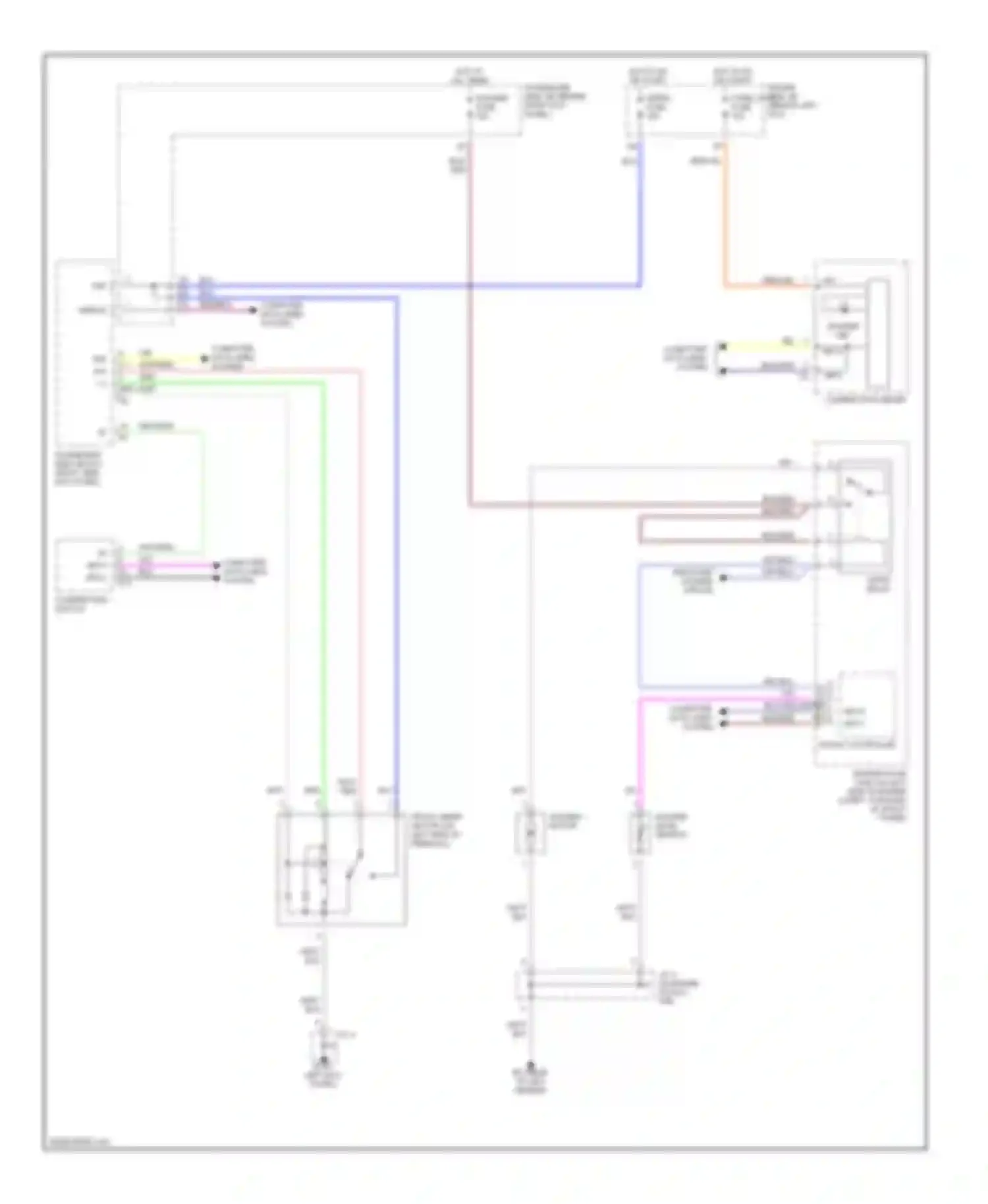 SC Lexus II (2001-2005): Front wiper/washer circuit