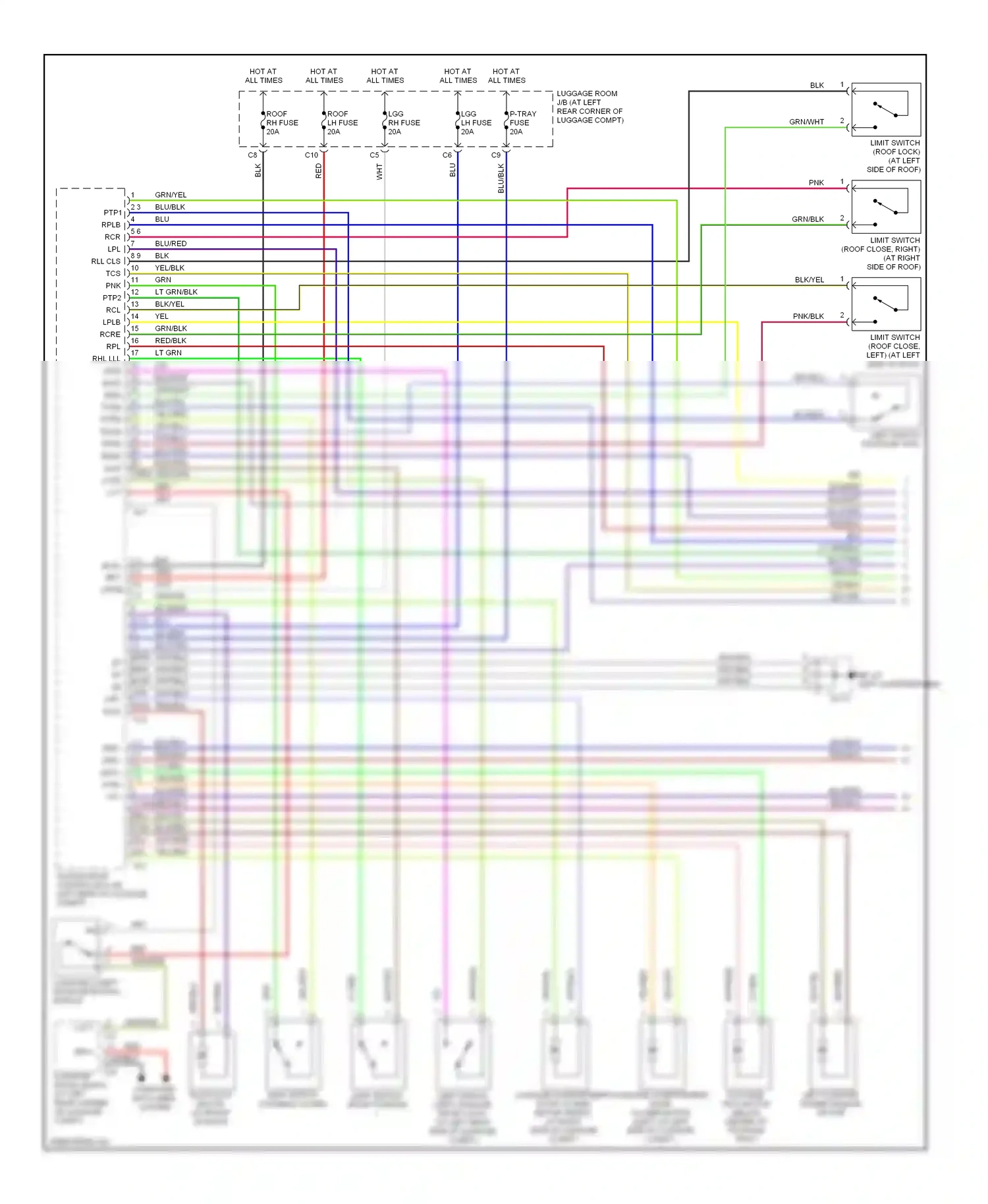Lexus SC II (2001-2005) computer data lines system wiring diagram  (28 of 33)