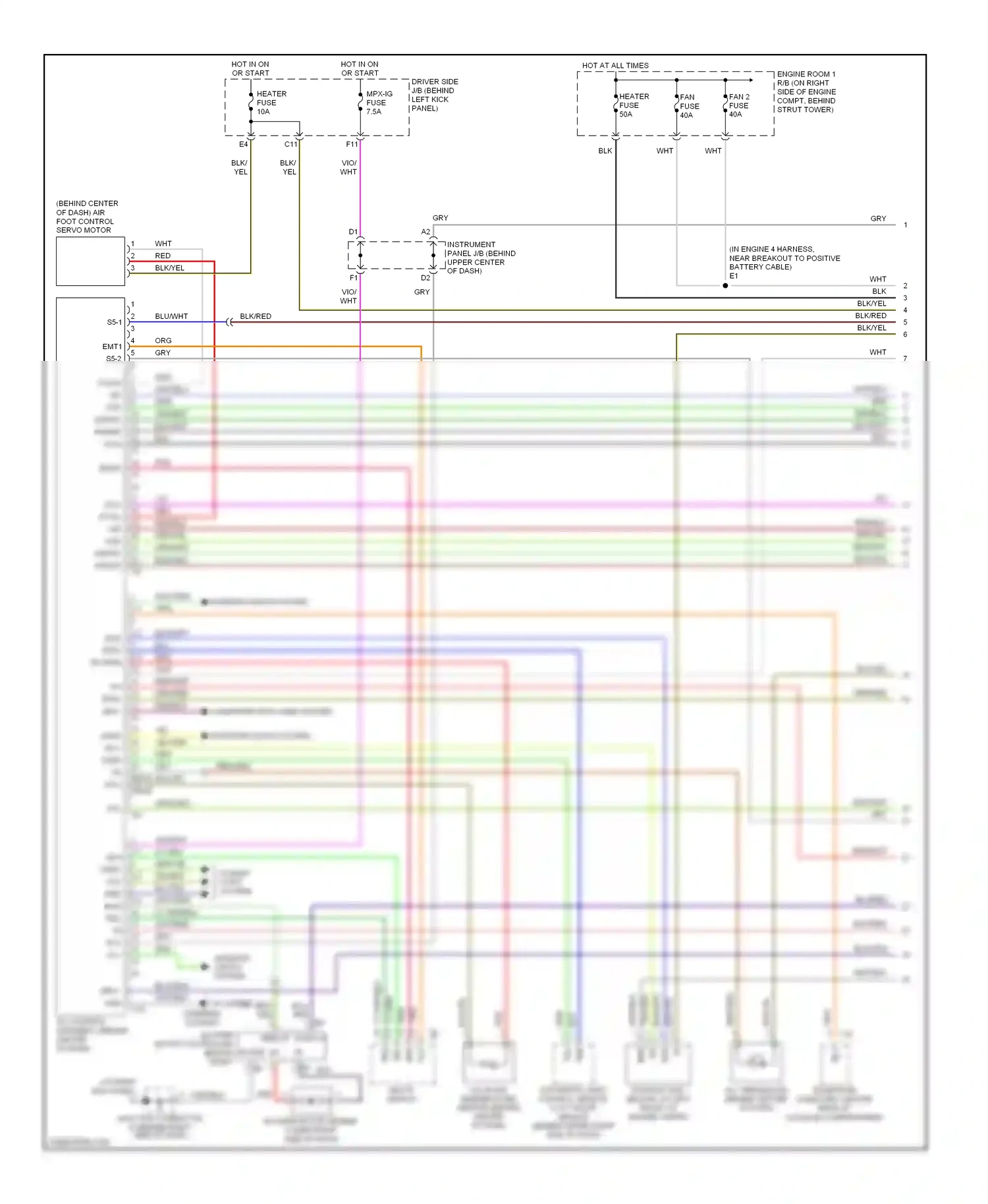 Lexus SC II (2001-2005) computer data lines system wiring diagram  (2 of 33)