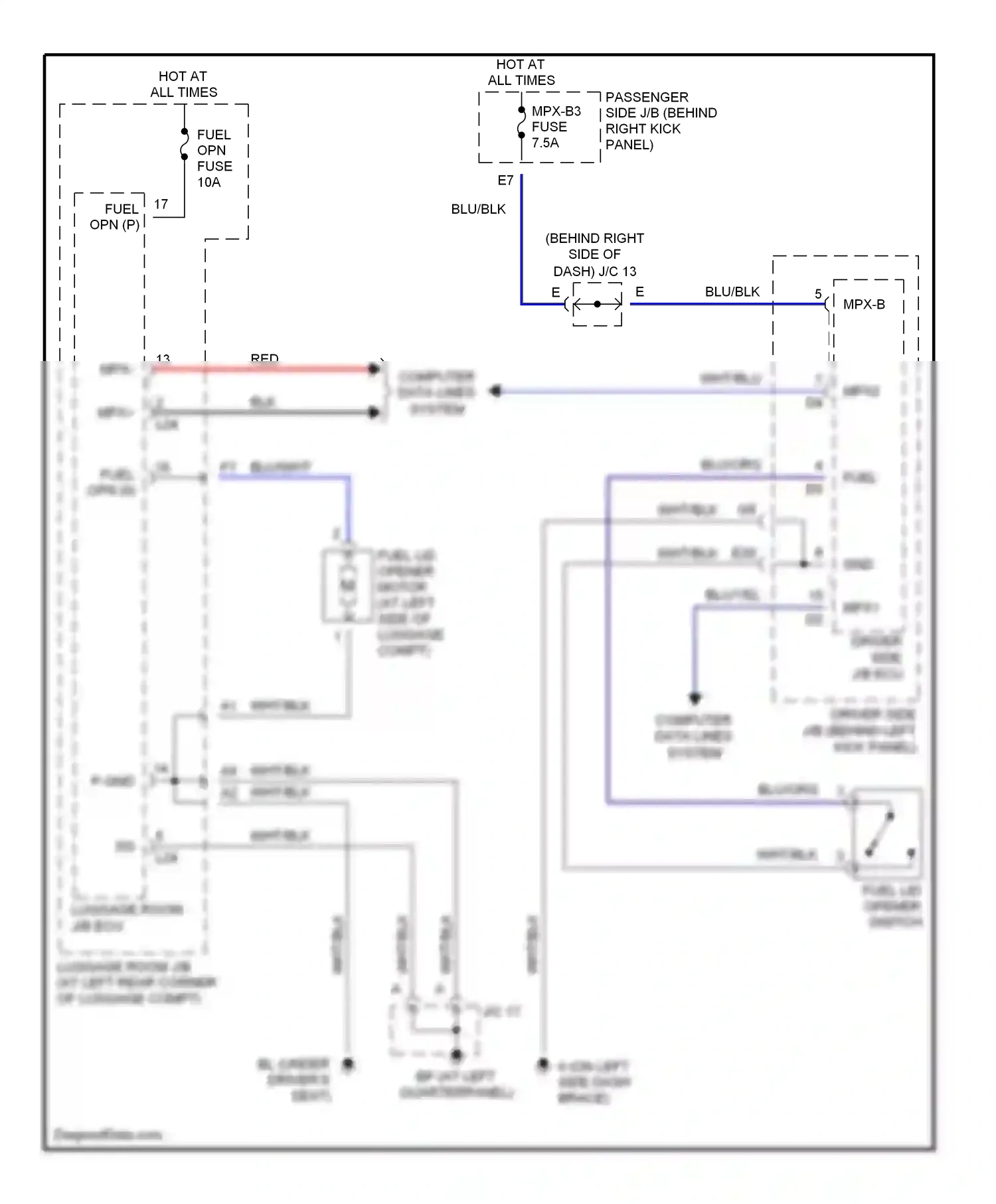 Lexus SC II (2001-2005) computer data lines system wiring diagram  (23 of 33)