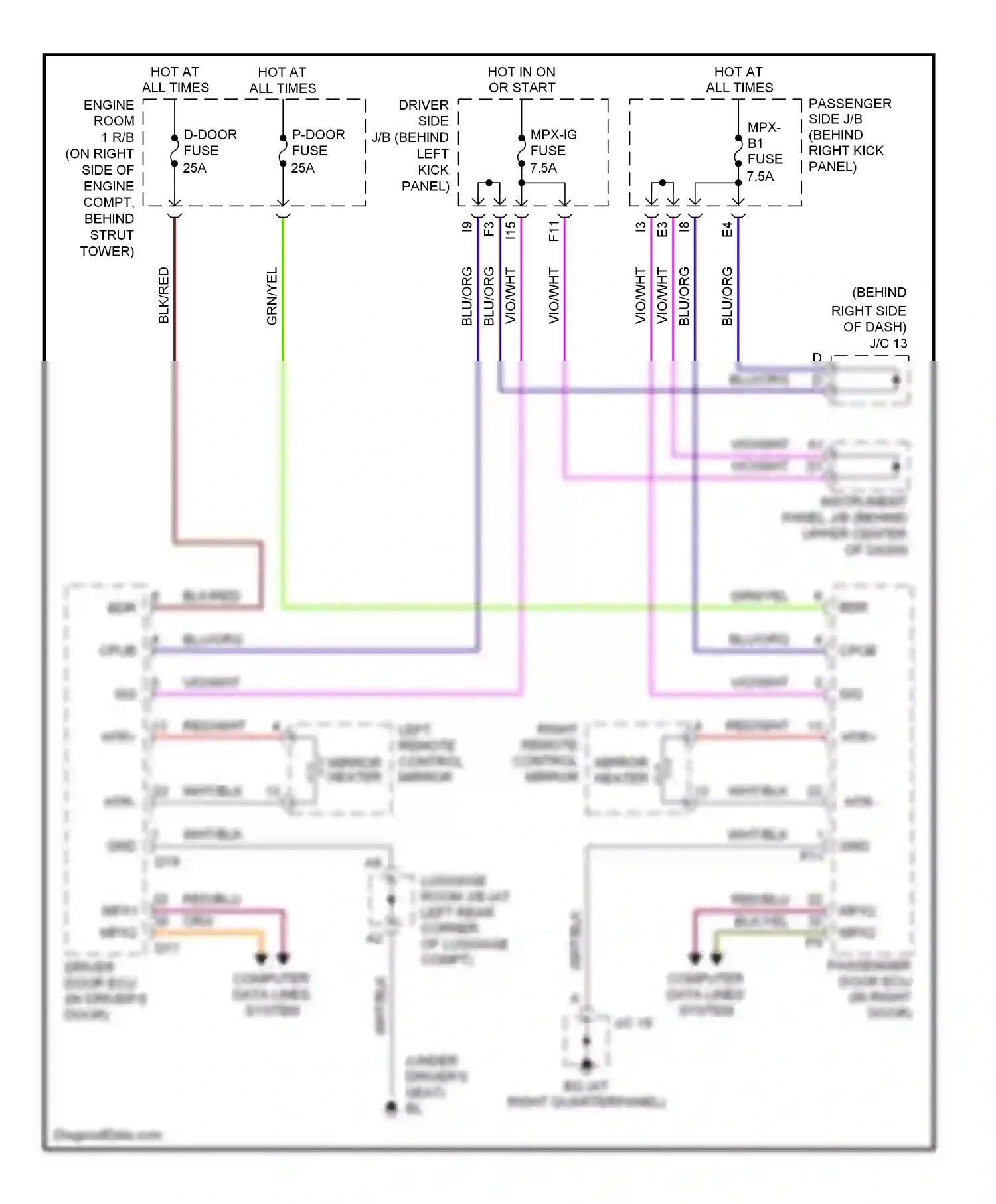 Lexus SC II (2001-2005) computer data lines system wiring diagram  (6 of 33)