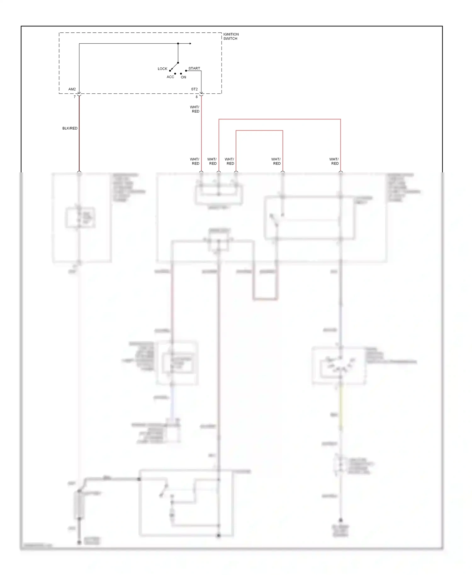 Lexus SC II (2001-2005) engine control module (at left side of engine compt, in ecu box) sta wiring diagram  (1 of 1)