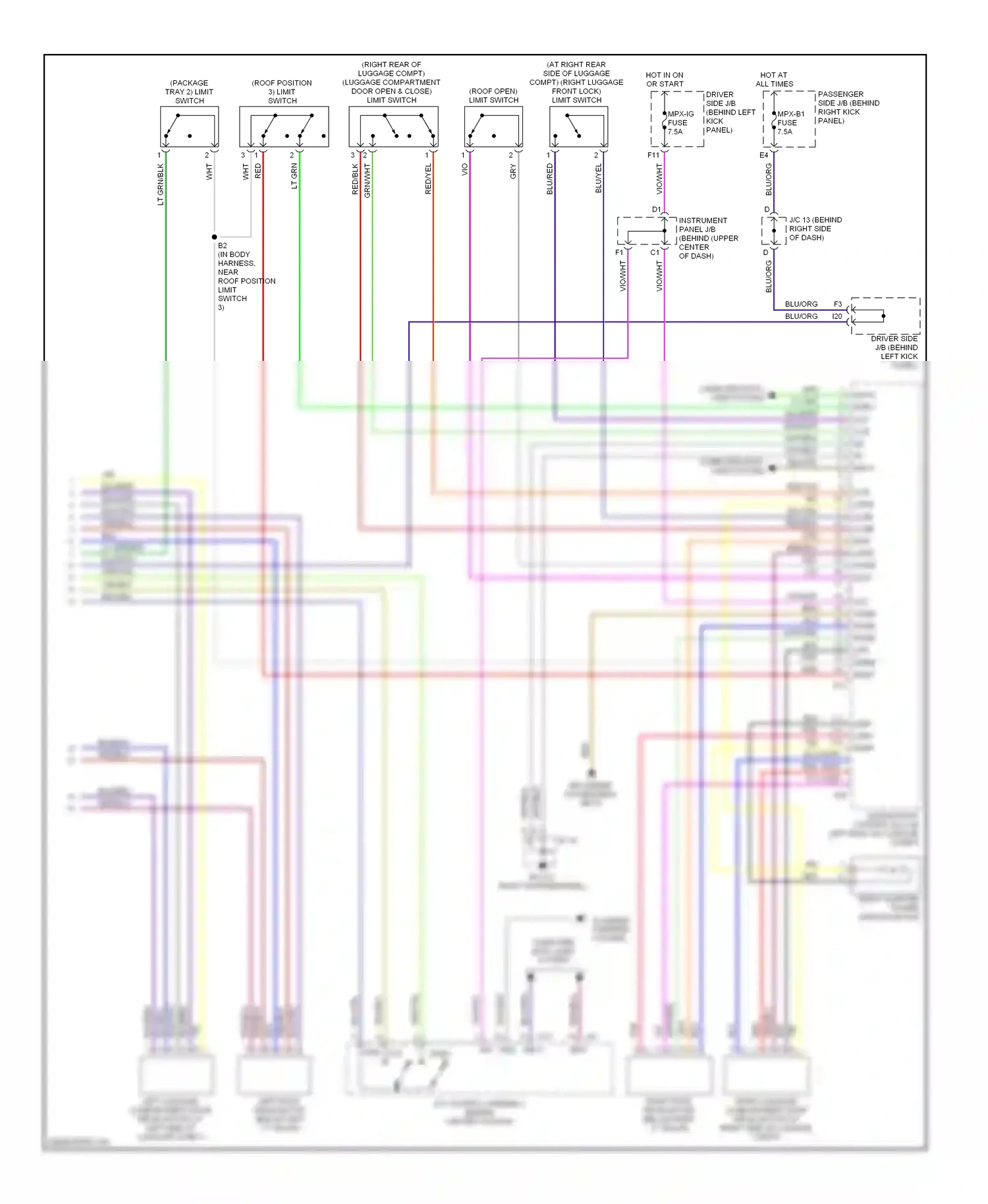 Lexus SC II (2001-2005) ign wiring diagram  (1 of 1)